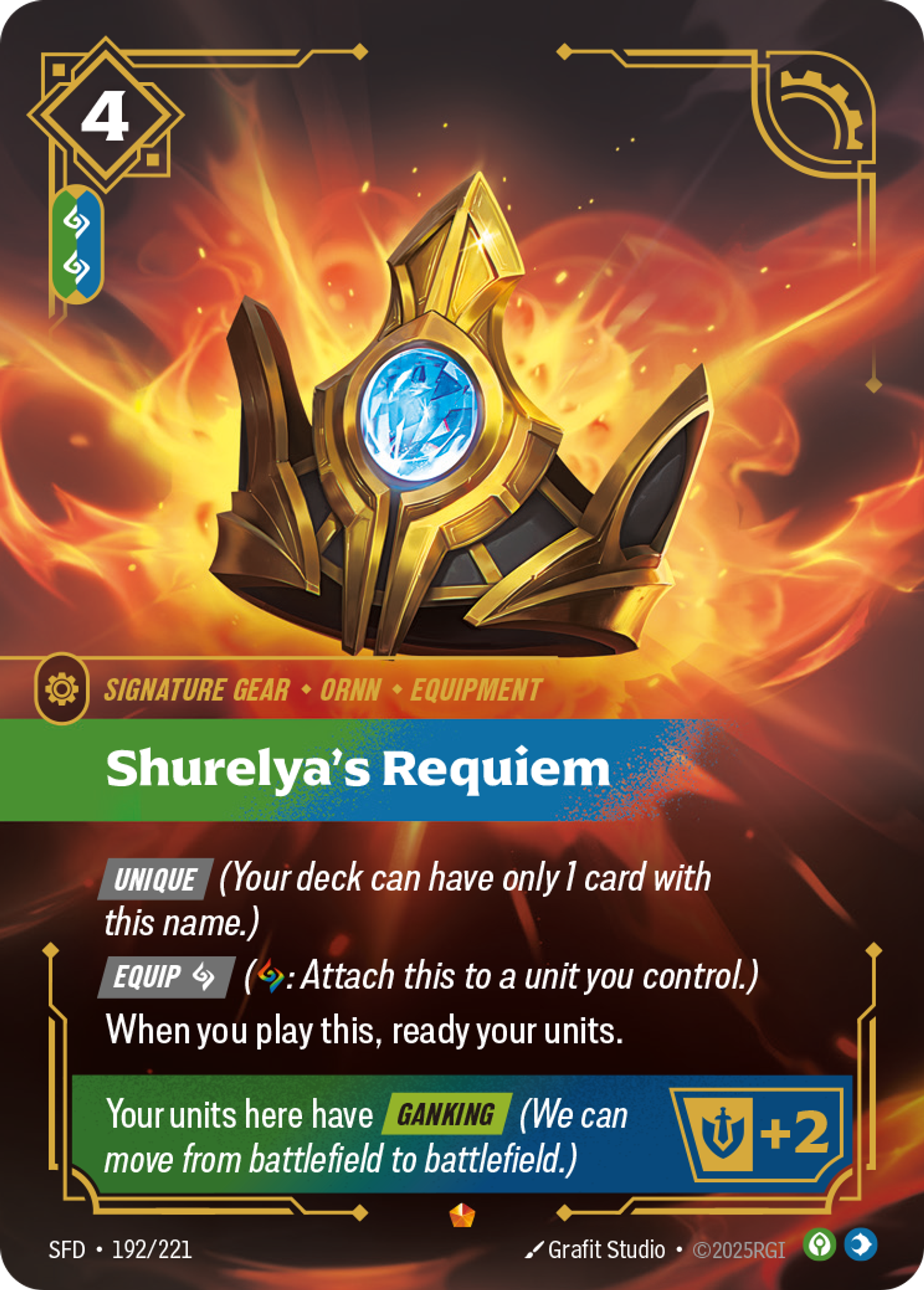 Shurelya's Requiem — Spiritforged — Riftbound