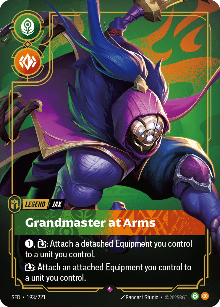 Jax - Grandmaster At Arms — Spiritforged — Riftbound