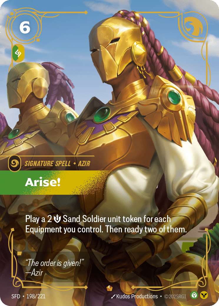 Arise! — Spiritforged — Riftbound