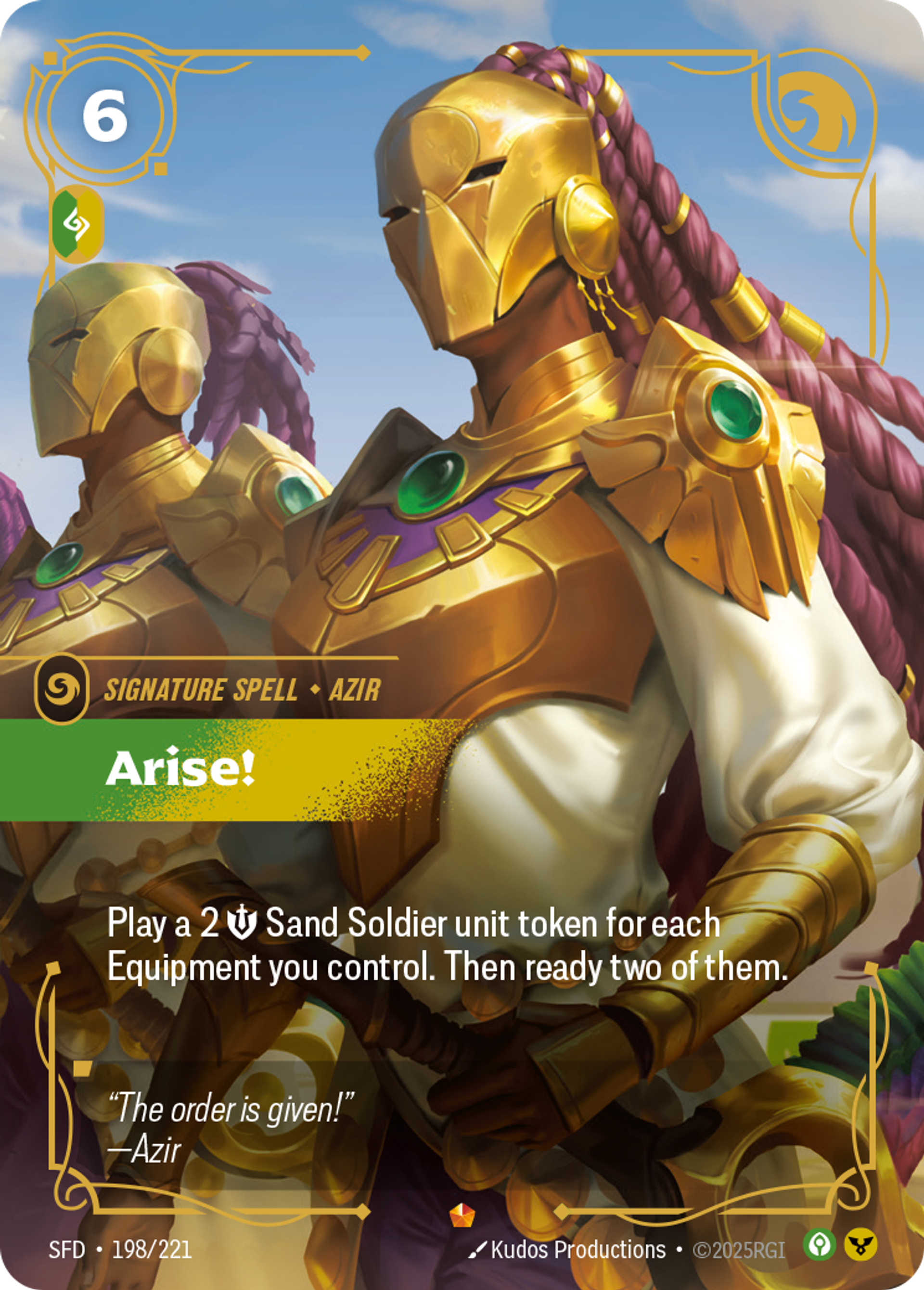 Arise! — Spiritforged — Riftbound