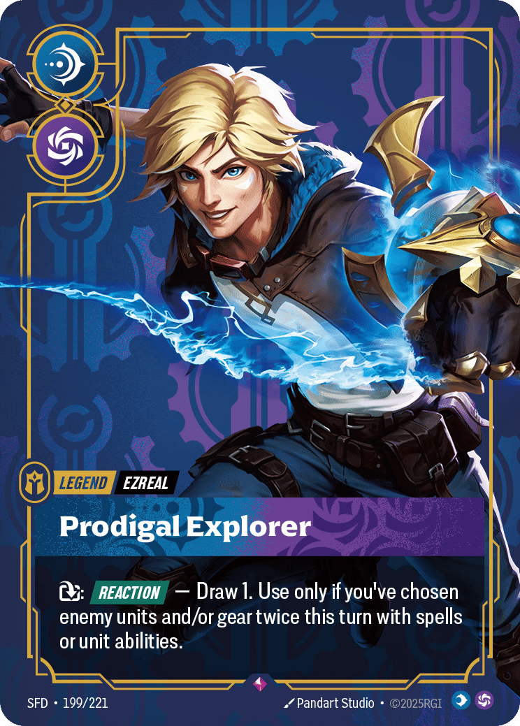 Ezreal - Prodigal Explorer — Spiritforged — Riftbound