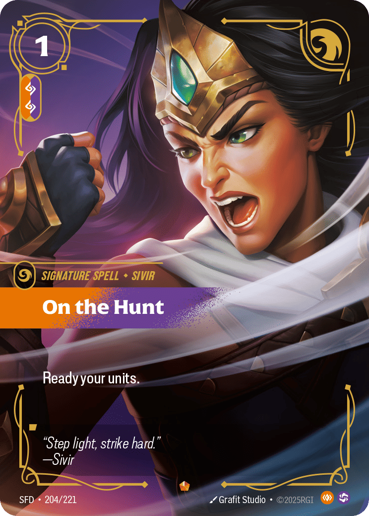 On the Hunt — Spiritforged — Riftbound: League of Legends TCG
