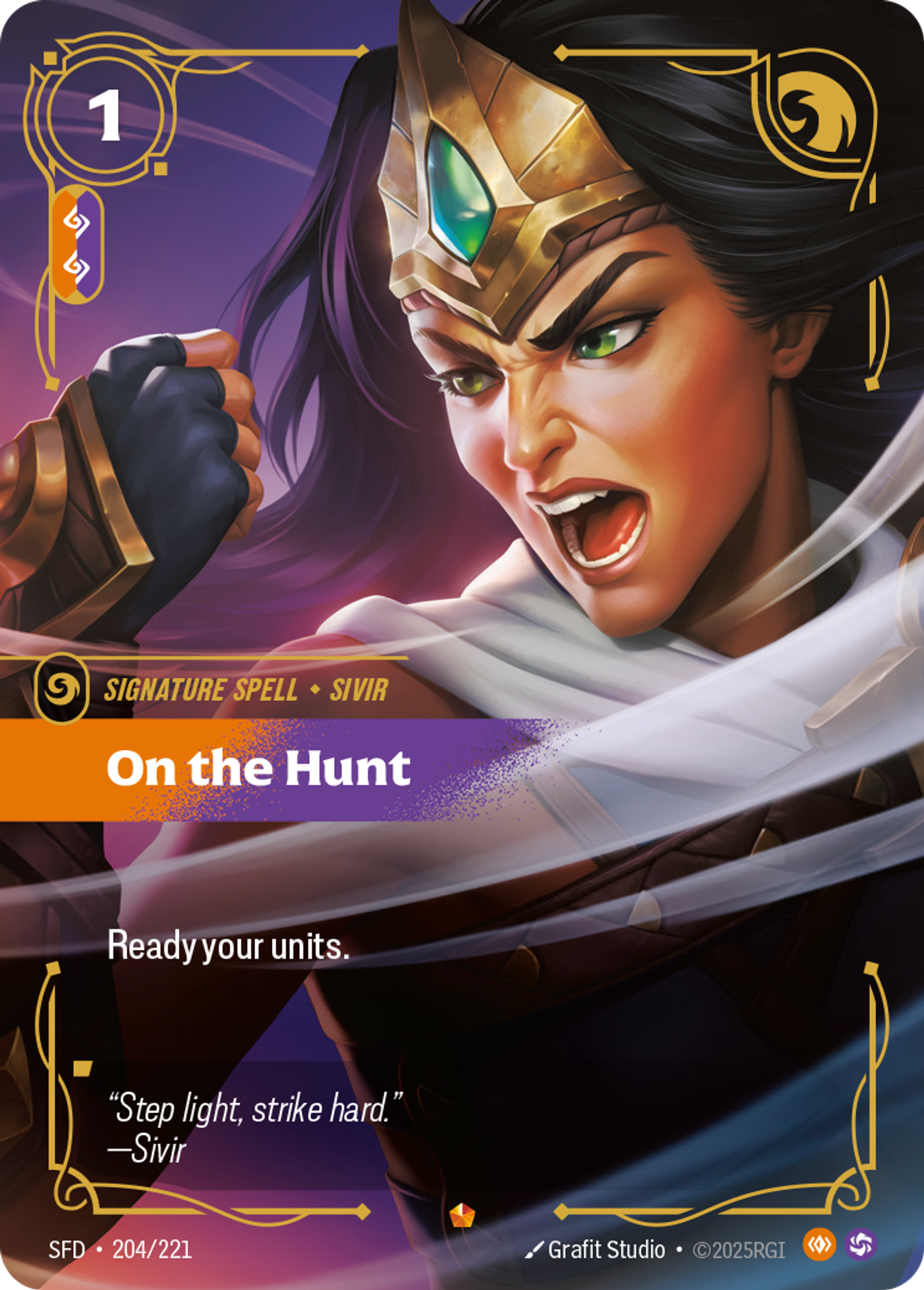 On the Hunt — Spiritforged — Riftbound: League of Legends TCG