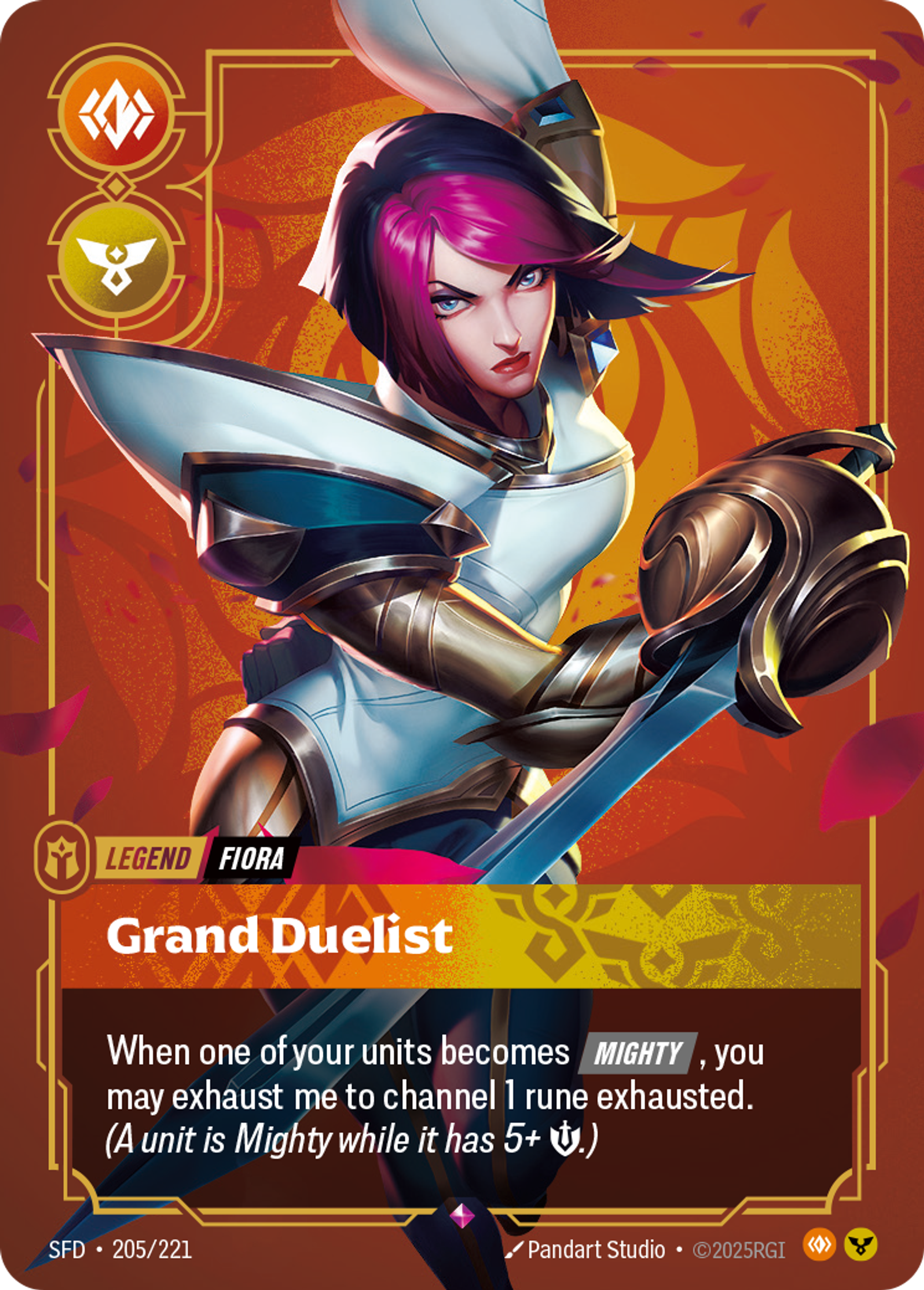 Fiora - Grand Duelist — Spiritforged — Riftbound: League of Legends TCG