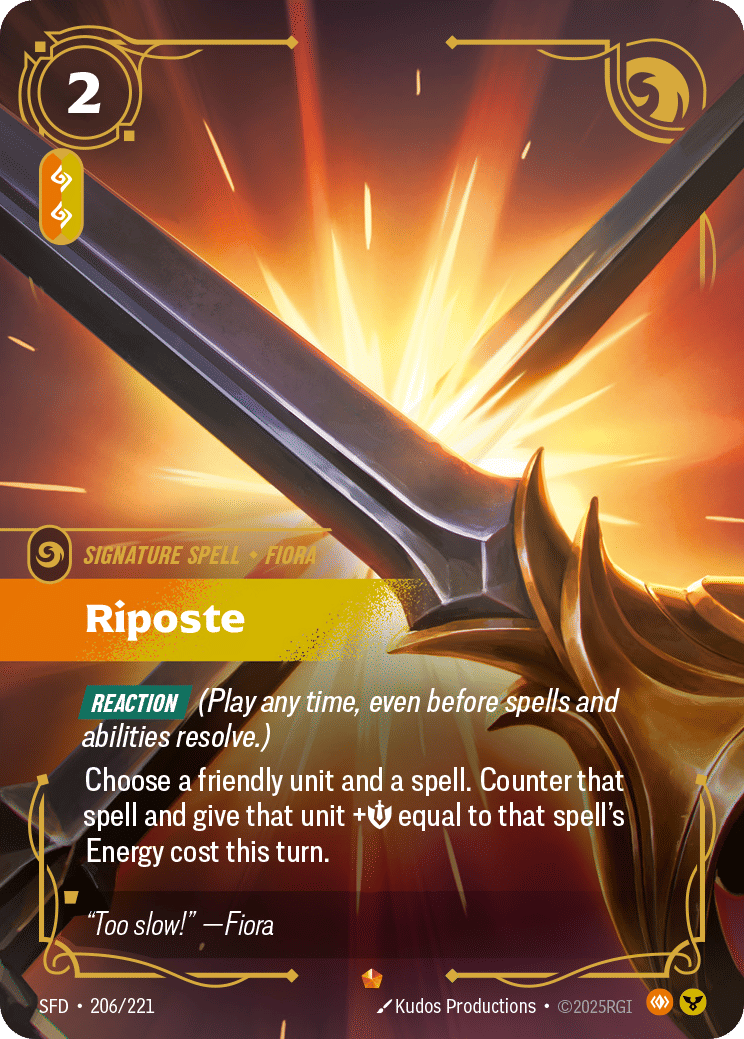 Riposte — Spiritforged — Riftbound