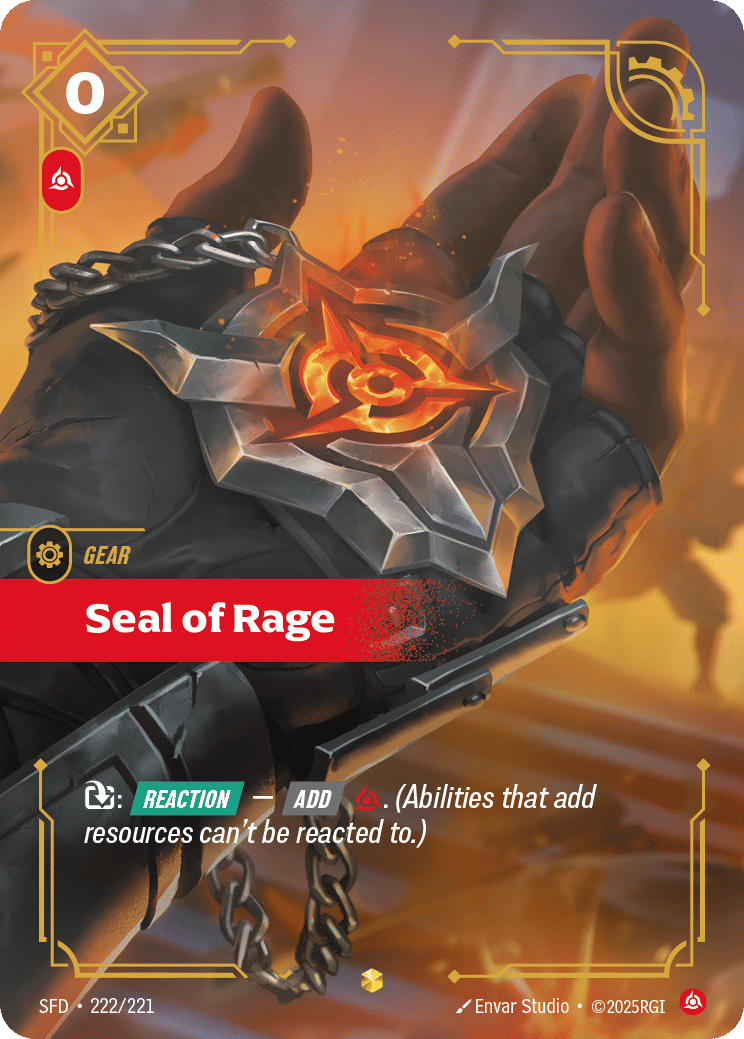 Seal of Rage — Spiritforged — Riftbound: League of Legends TCG