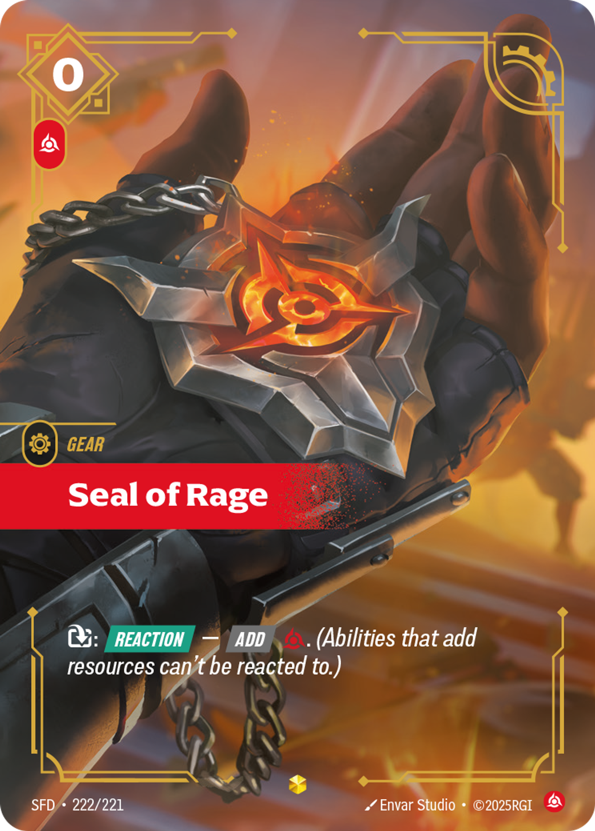 Seal of Rage — Spiritforged — Riftbound: League of Legends TCG