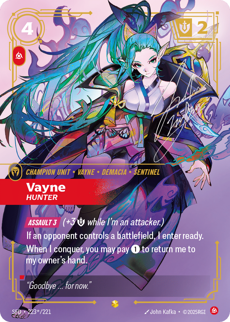 Vayne - Hunter (Signed)