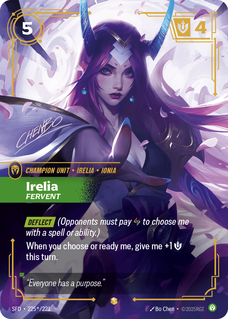 Irelia - Fervent (Signed)