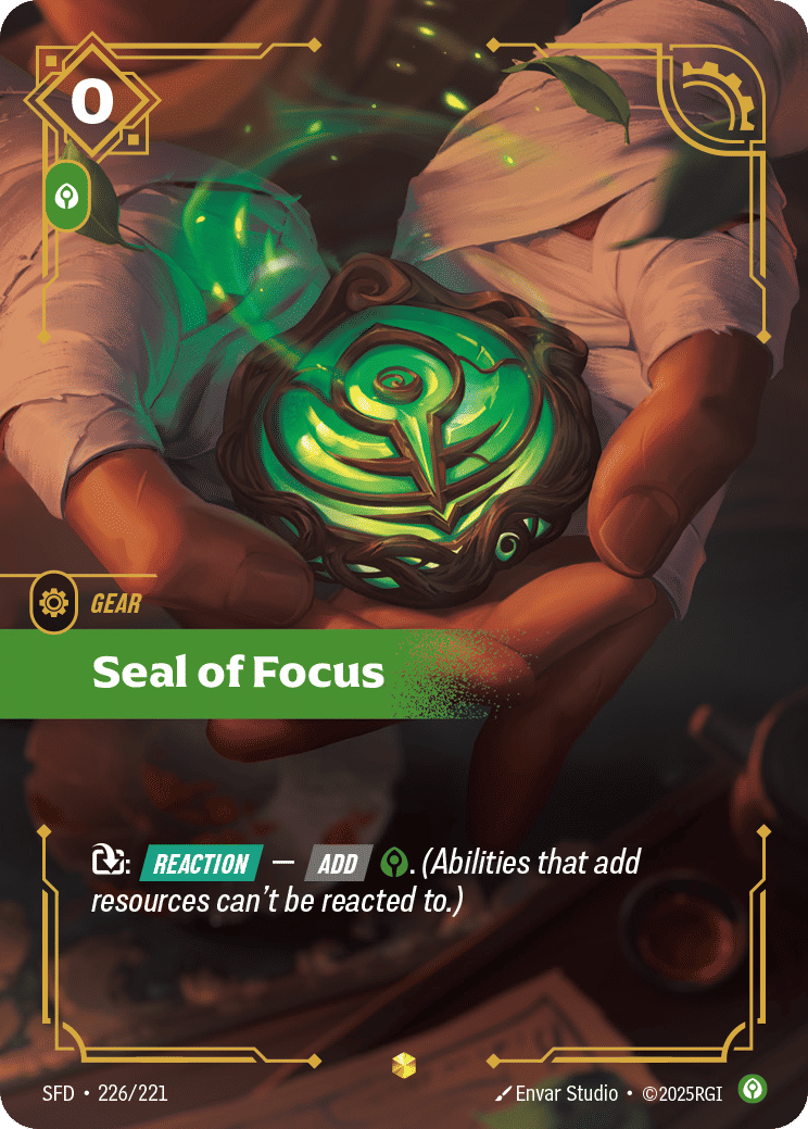 Seal of Focus — Spiritforged — Riftbound: League of Legends TCG
