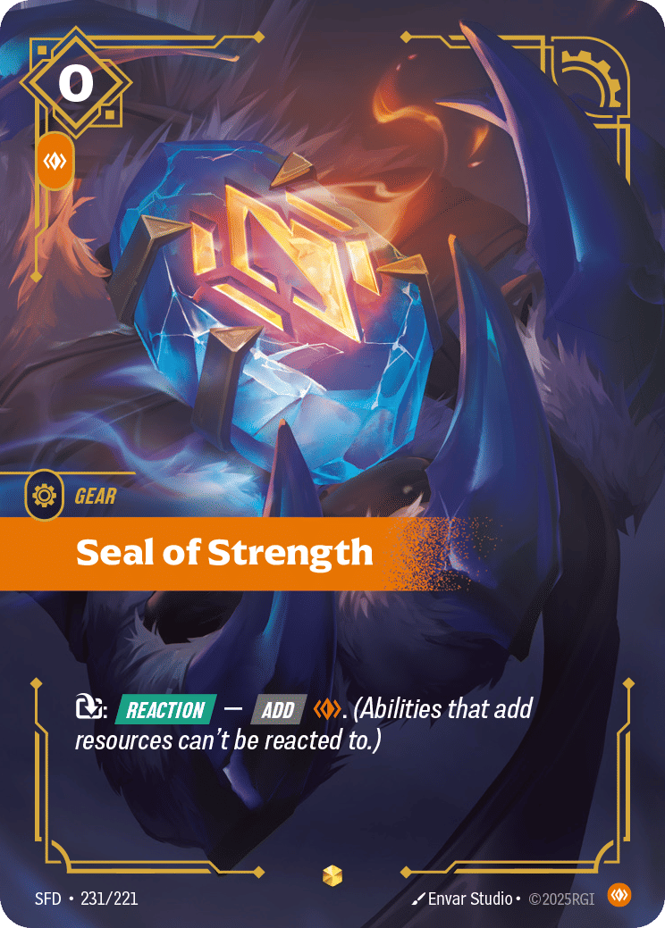 Seal of Strength — Spiritforged — Riftbound: League of Legends TCG