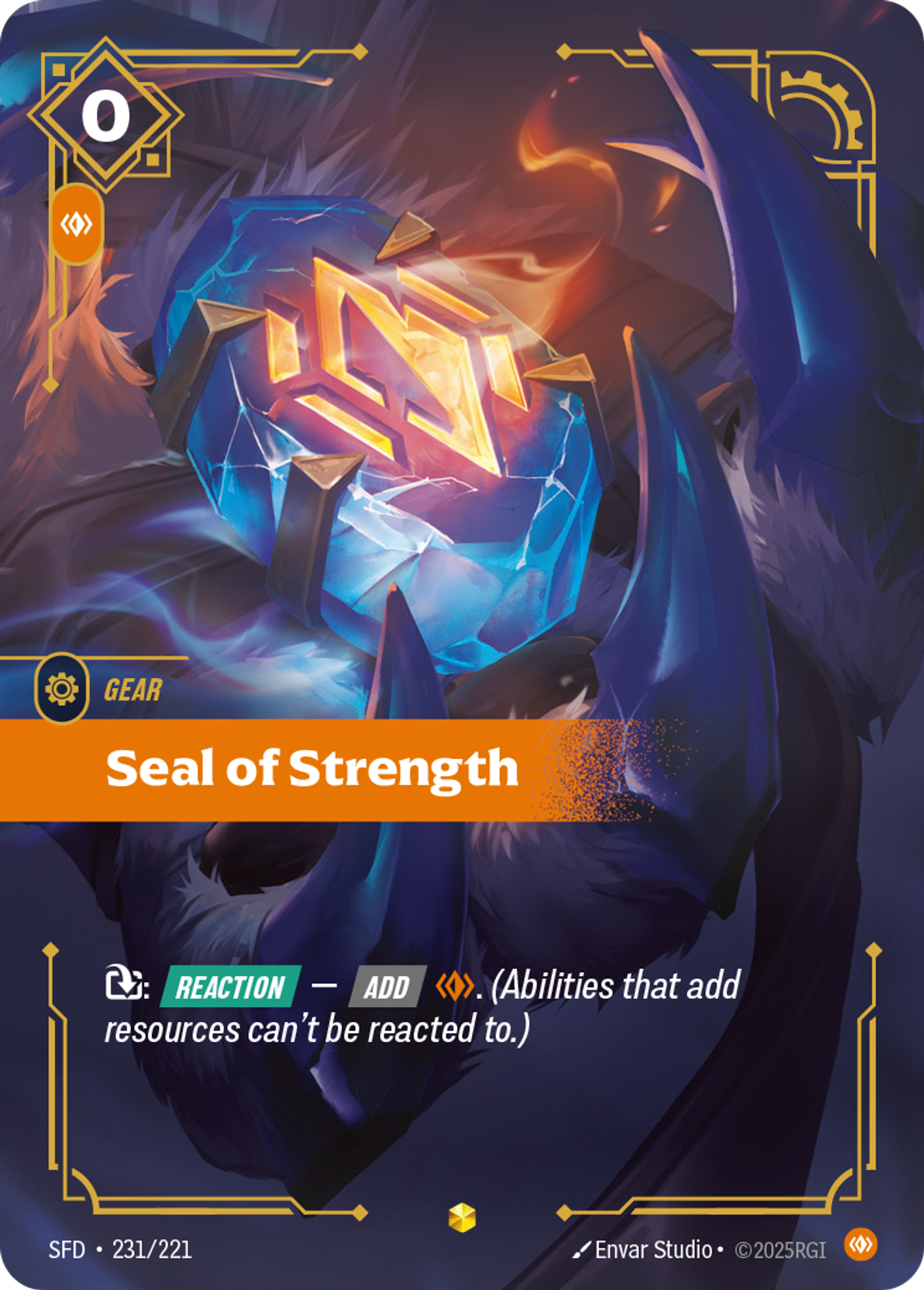 Seal of Strength — Spiritforged — Riftbound: League of Legends TCG