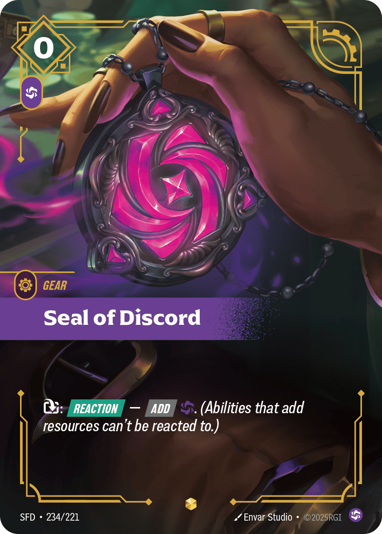 Seal of Discord — Spiritforged — Riftbound: League of Legends TCG
