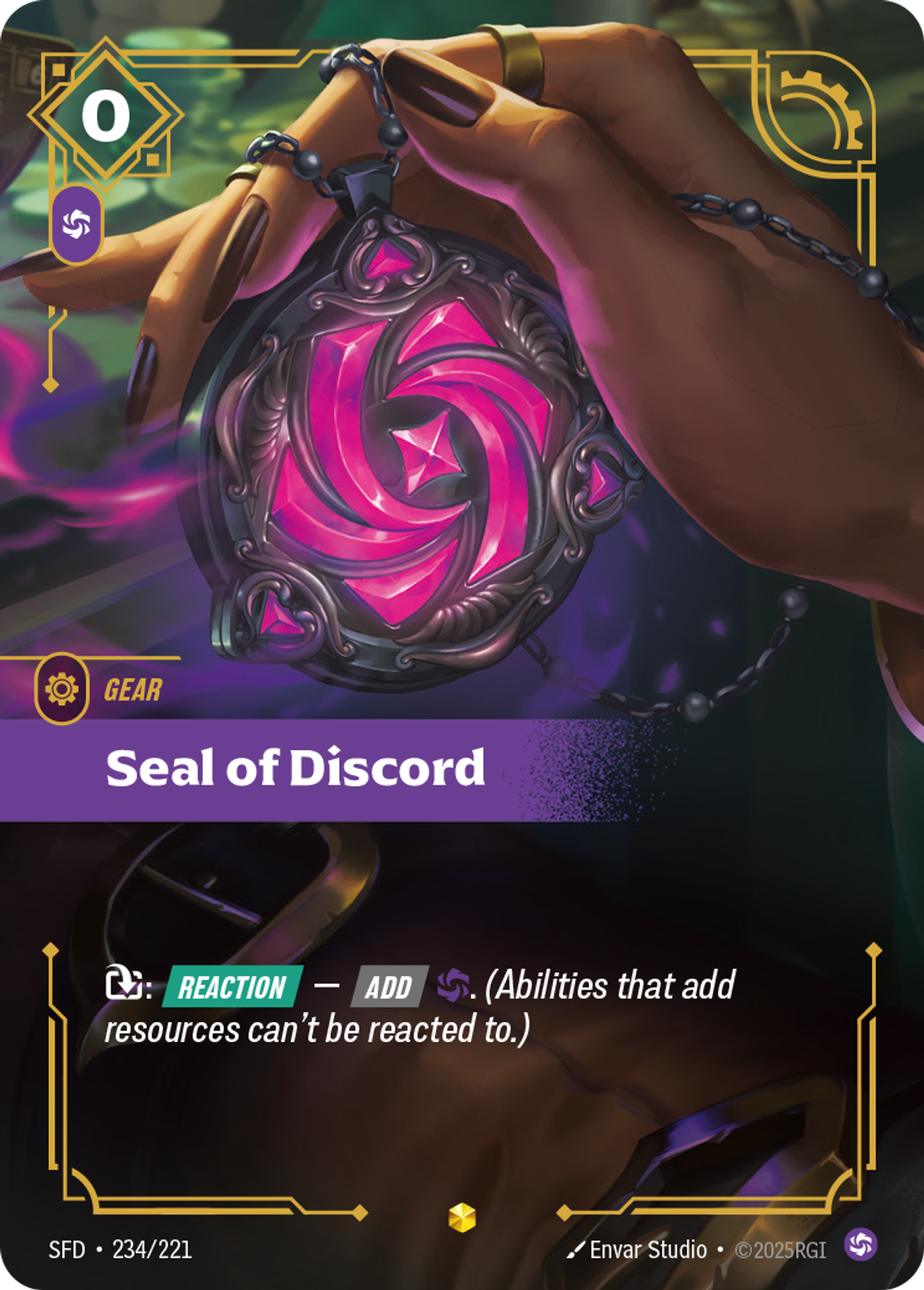 Seal of Discord — Spiritforged — Riftbound: League of Legends TCG