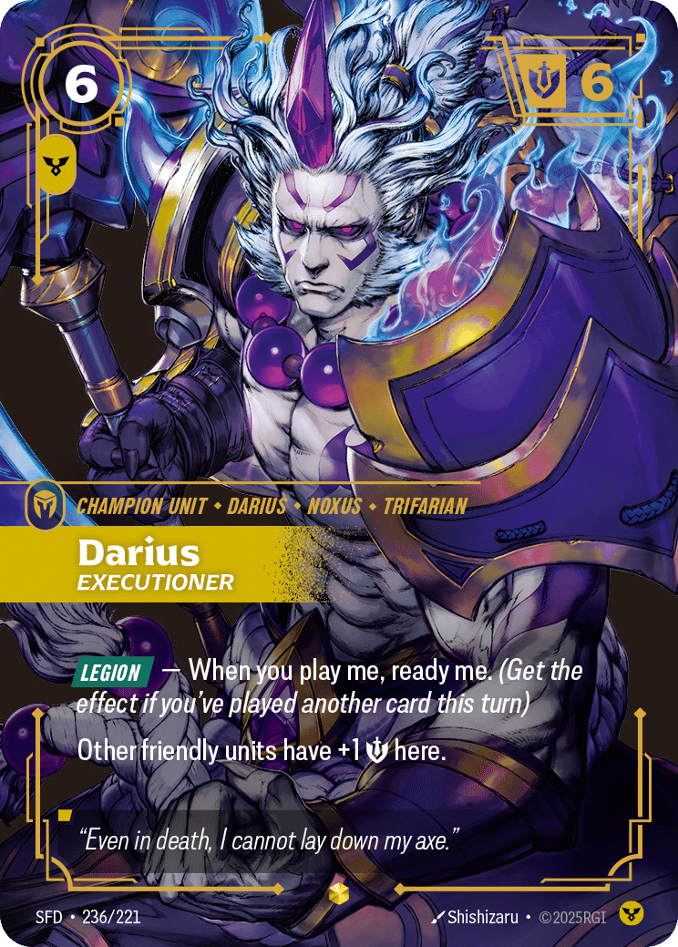 Darius - Executioner — Spiritforged — Riftbound: League of Legends TCG