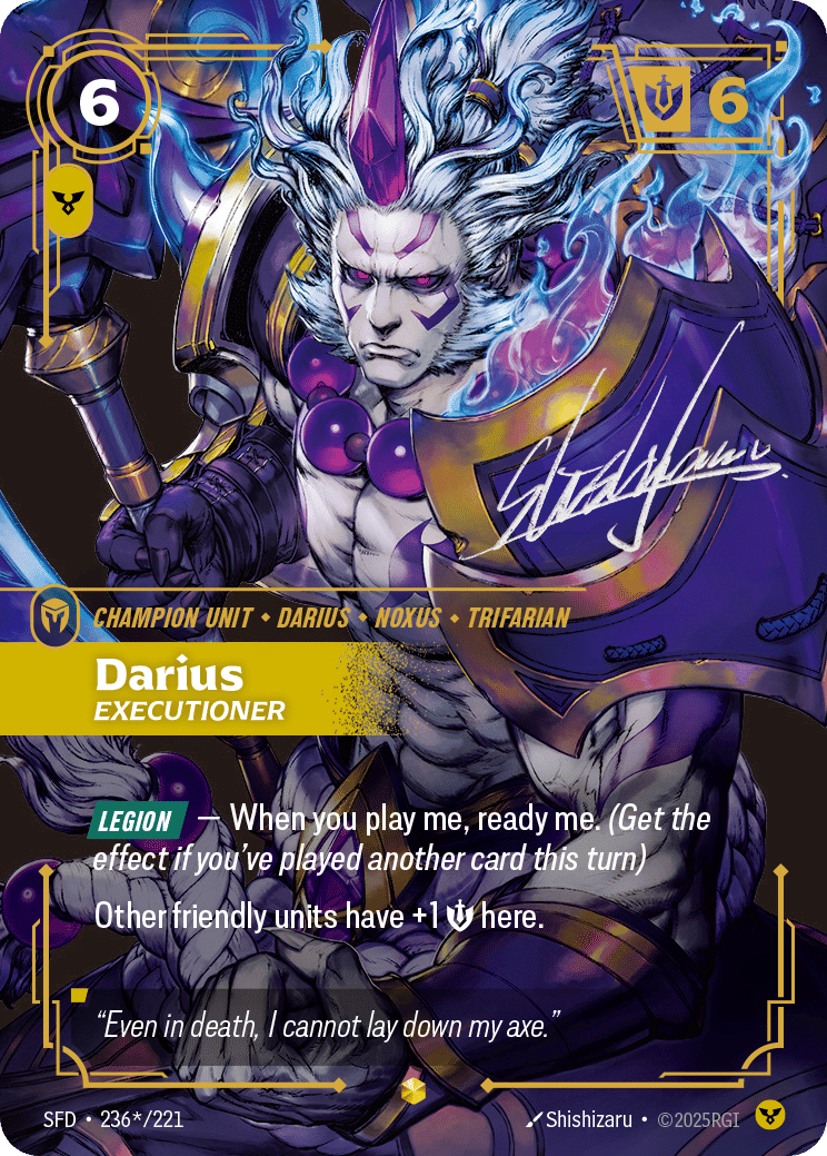 Darius - Executioner (Signed)