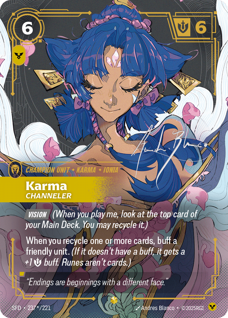 Karma - Channeler (Signed)
