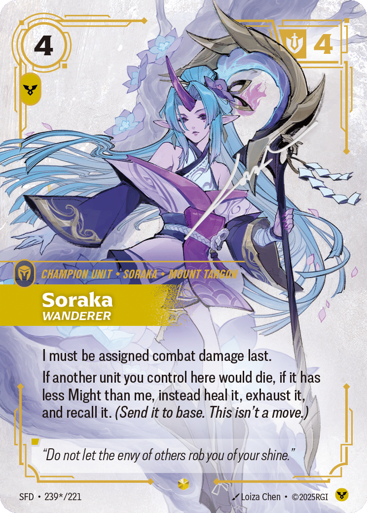 Soraka - Wanderer (Signed)