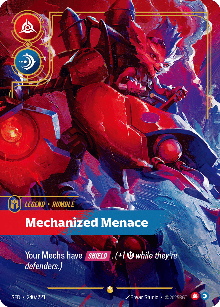 Rumble - Mechanized Menace — Spiritforged — Riftbound: League of Legends TCG