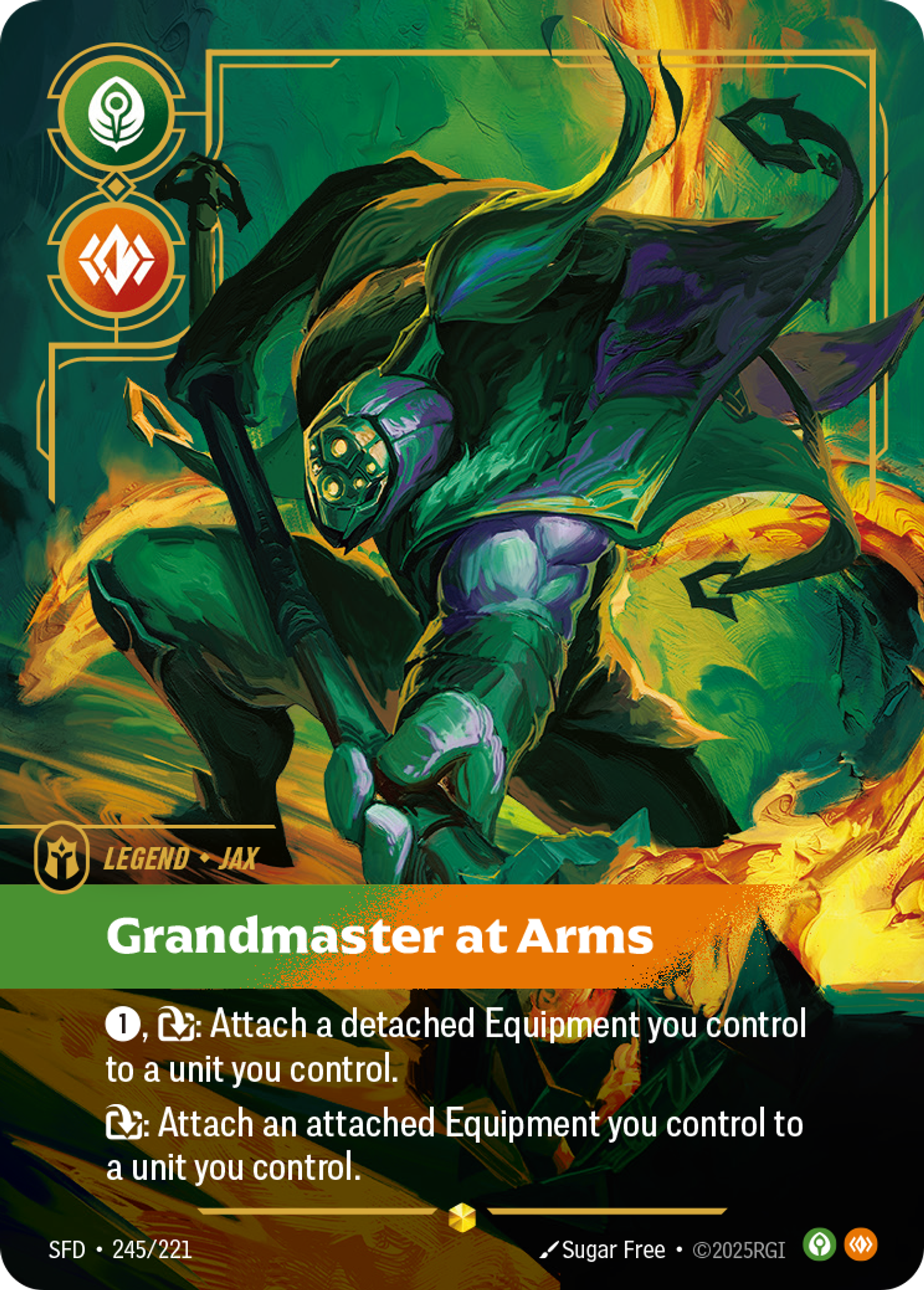 Jax - Grandmaster At Arms — Spiritforged — Riftbound: League of Legends TCG