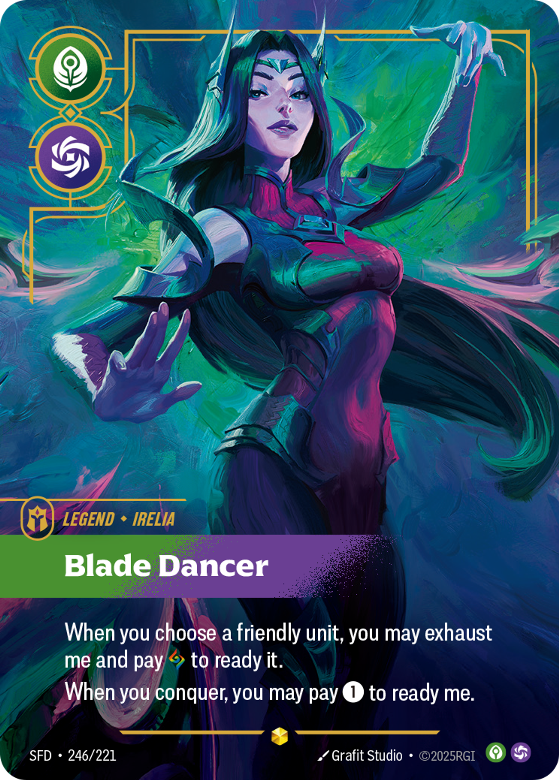 Irelia - Blade Dancer — Spiritforged — Riftbound: League of Legends TCG