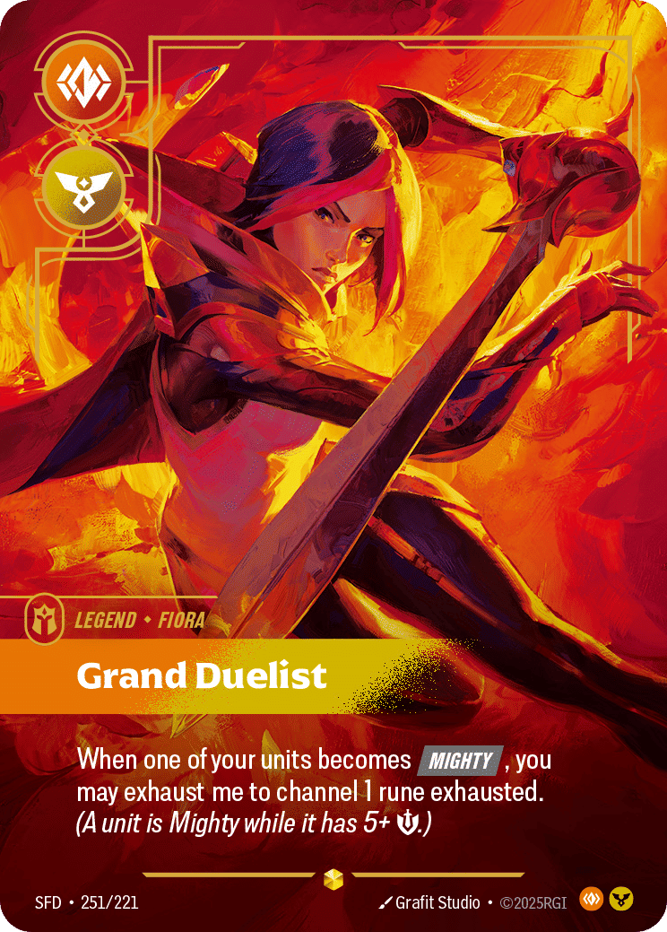 Fiora - Grand Duelist — Spiritforged — Riftbound: League of Legends TCG