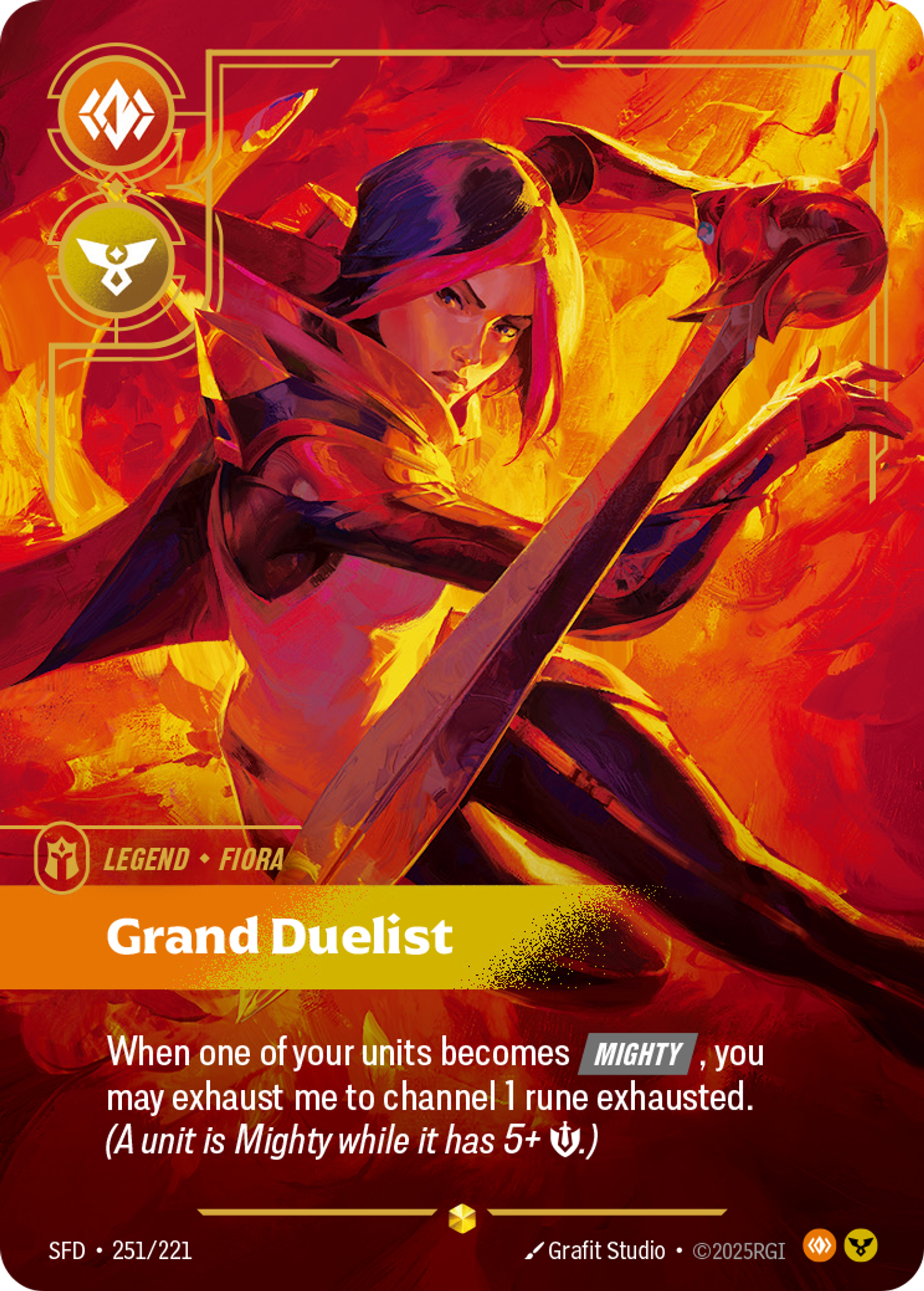 Fiora - Grand Duelist — Spiritforged — Riftbound: League of Legends TCG
