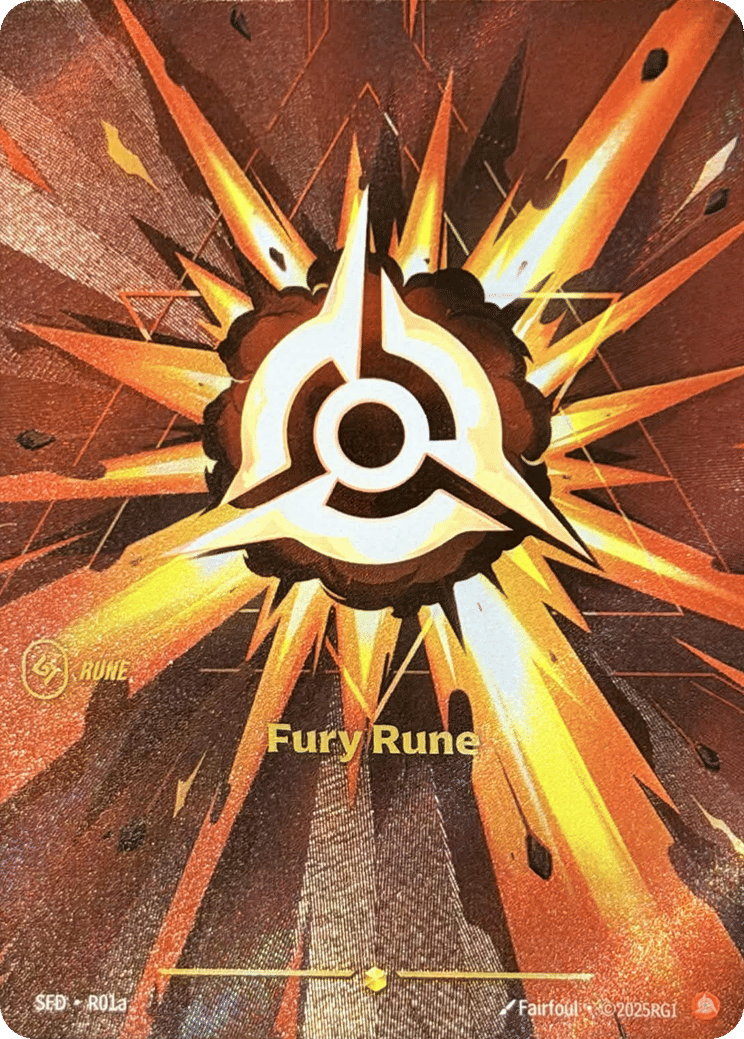 Fury Rune — Spiritforged — Riftbound: League of Legends TCG