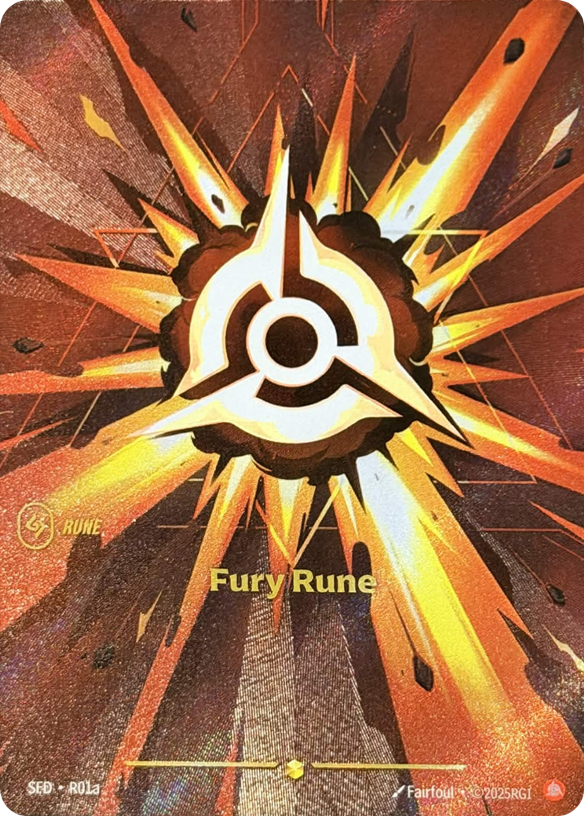 Fury Rune — Spiritforged — Riftbound: League of Legends TCG