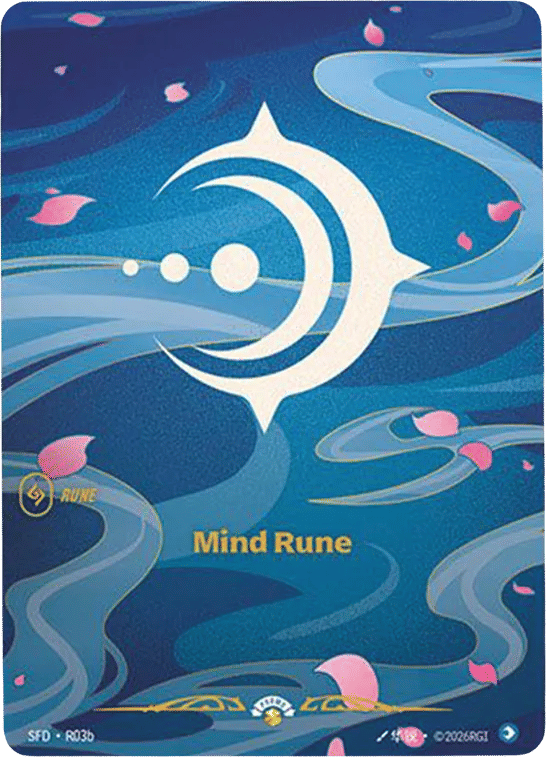 Mind Rune — Spiritforged - Promo Cards — Riftbound: League of Legends TCG