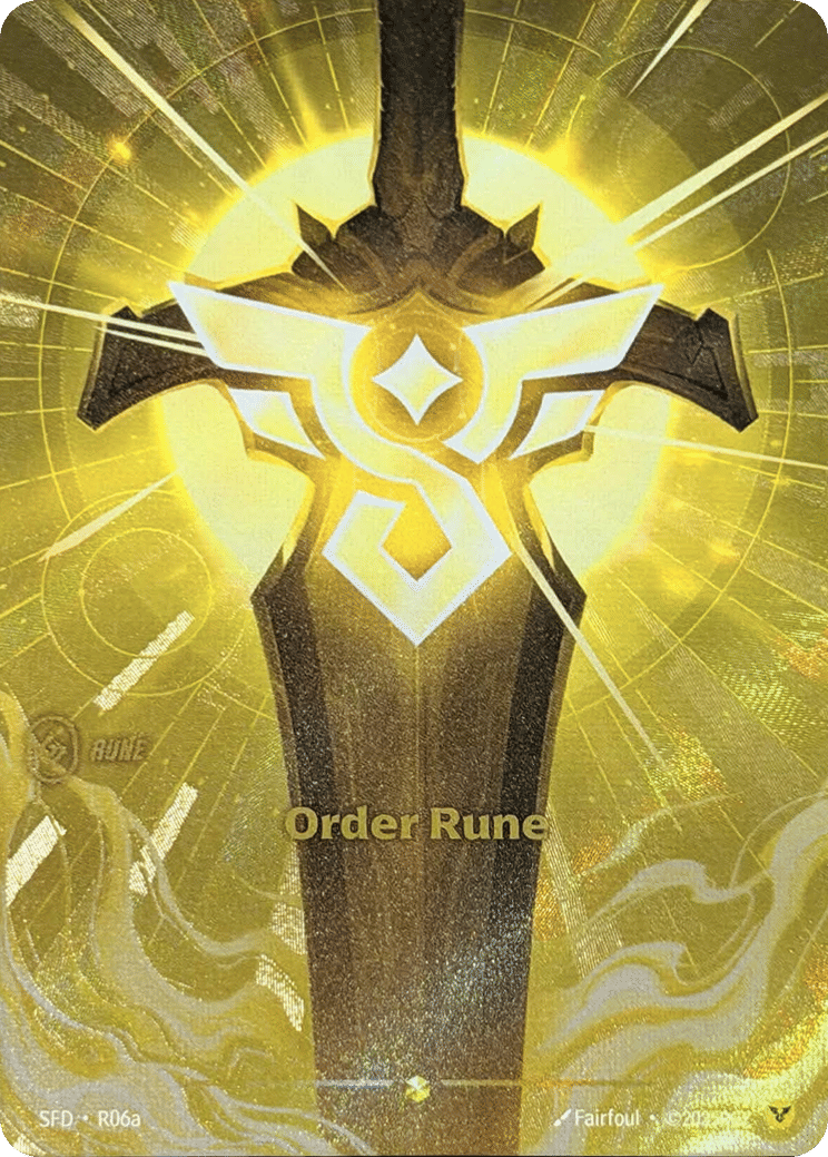 Order Rune — Spiritforged — Riftbound: League of Legends TCG