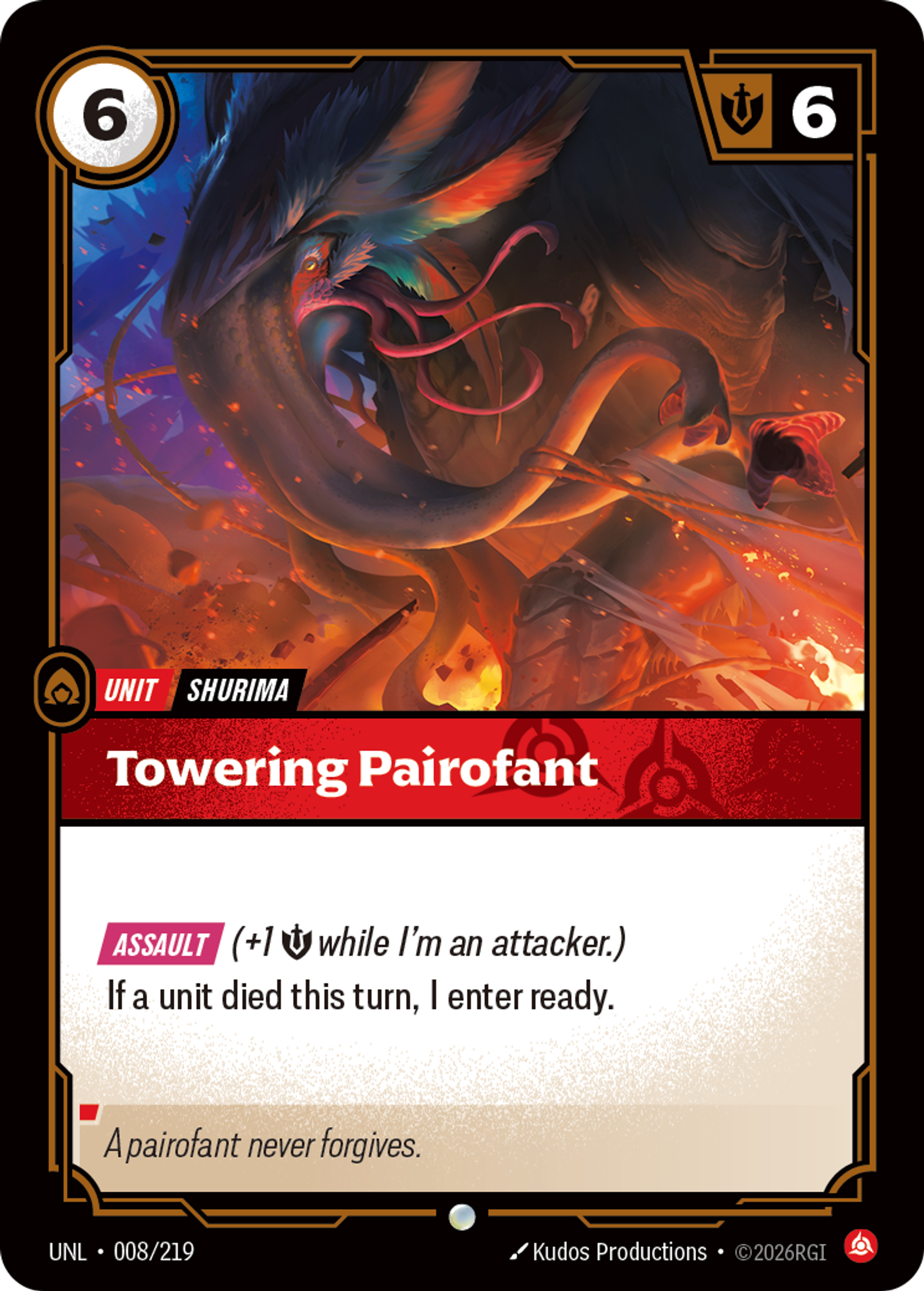 Towering Pairofant — Unleashed — Riftbound