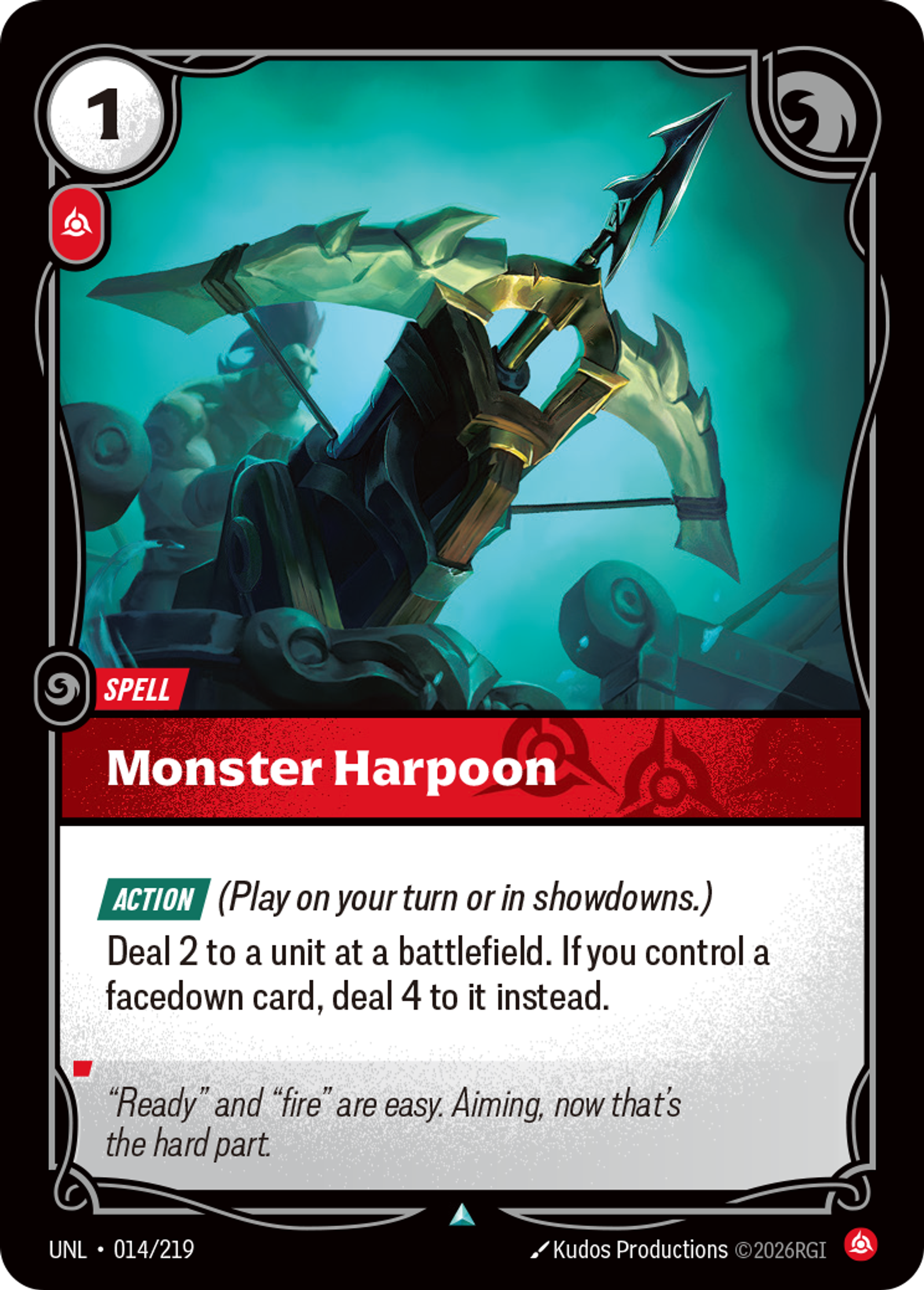 Monster Harpoon — Unleashed — Riftbound