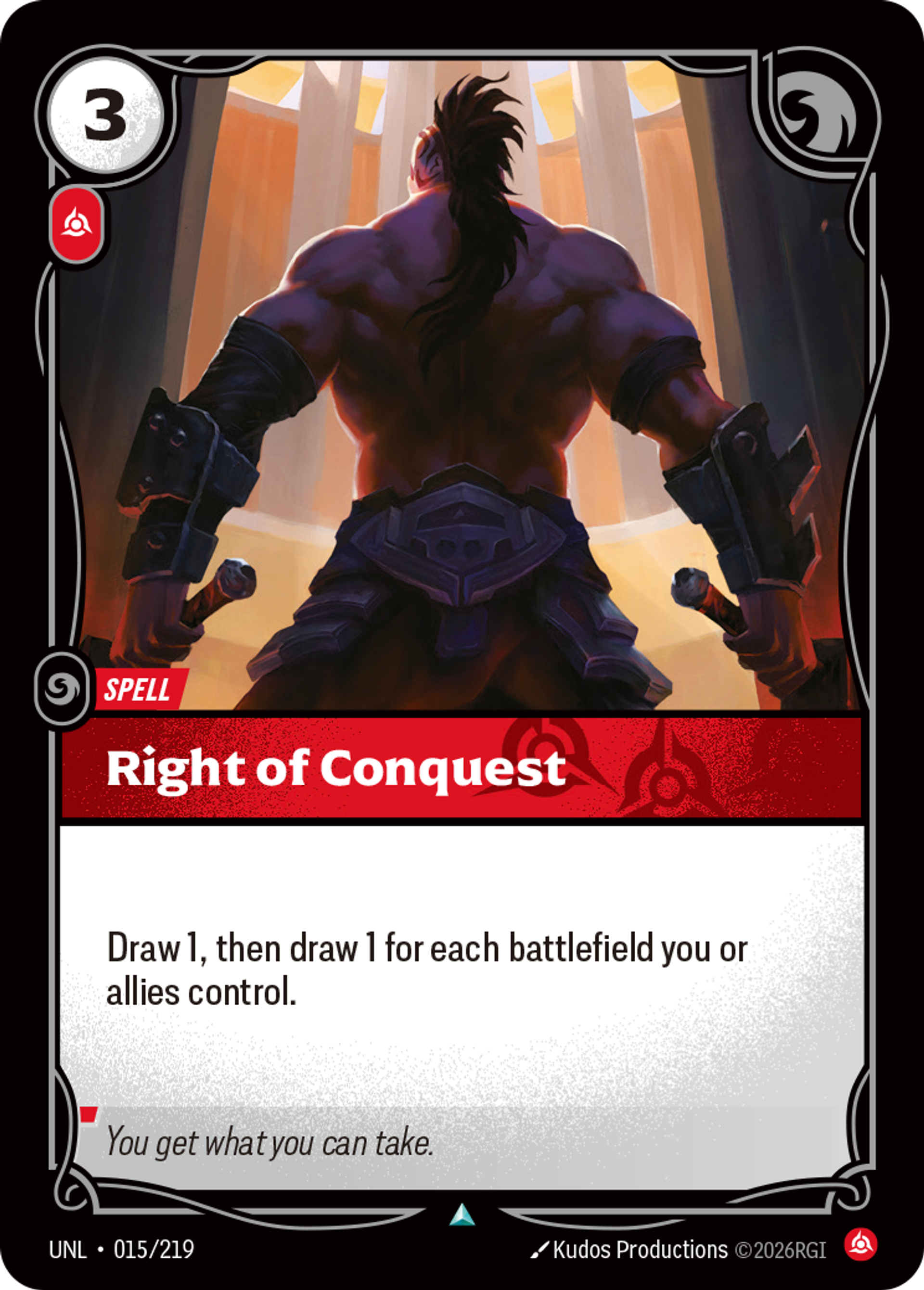 Right of Conquest — Unleashed — Riftbound: League of Legends TCG