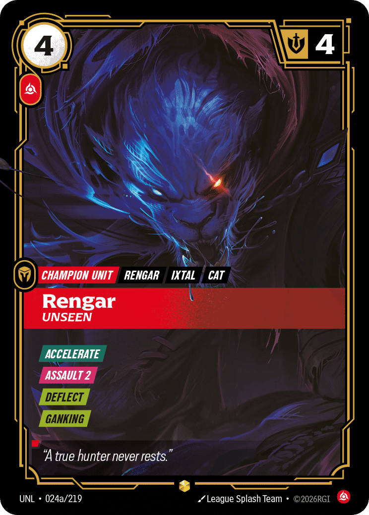 Rengar - Unseen (Alternate Art)