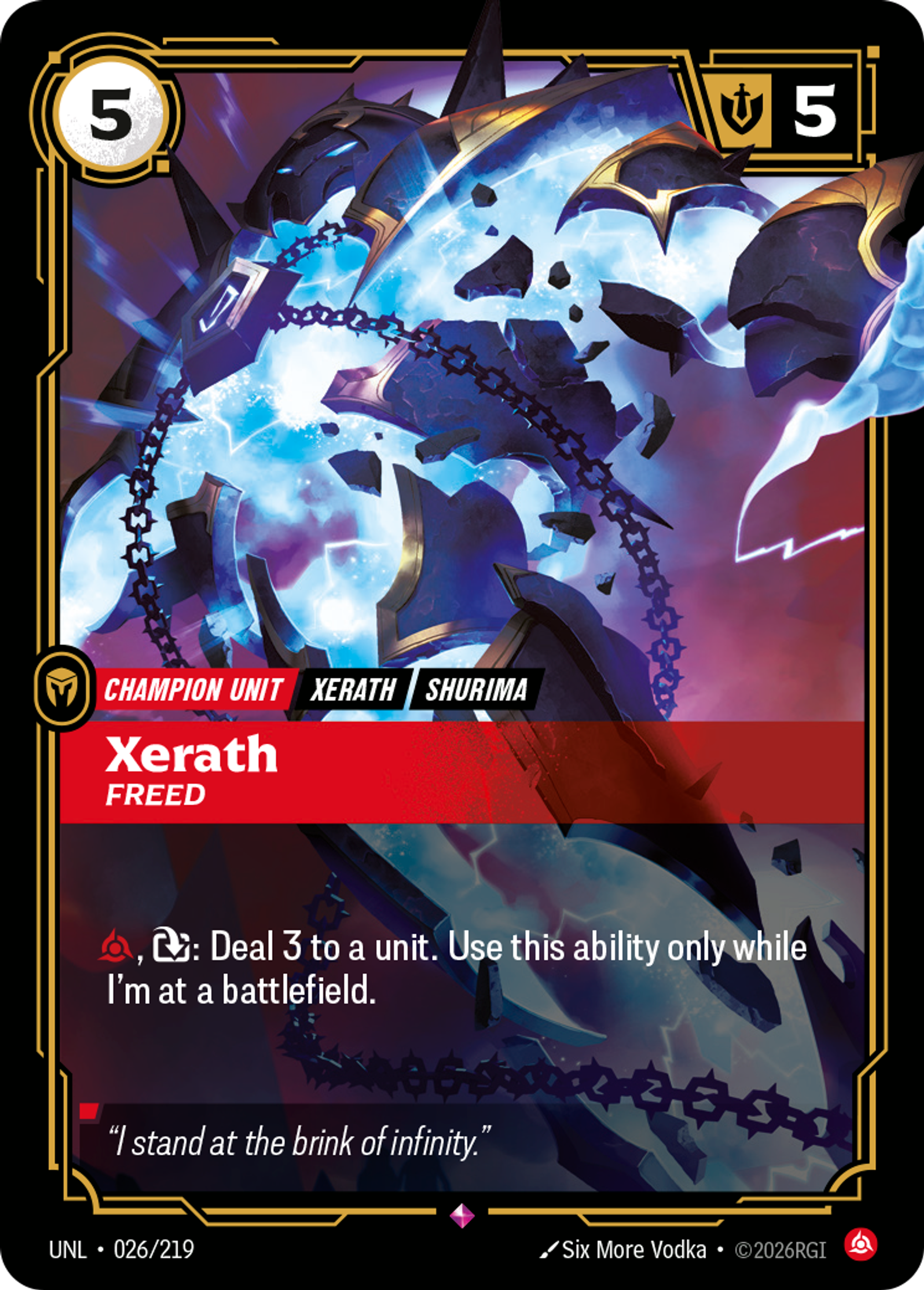 Xerath - Freed — Unleashed — Riftbound