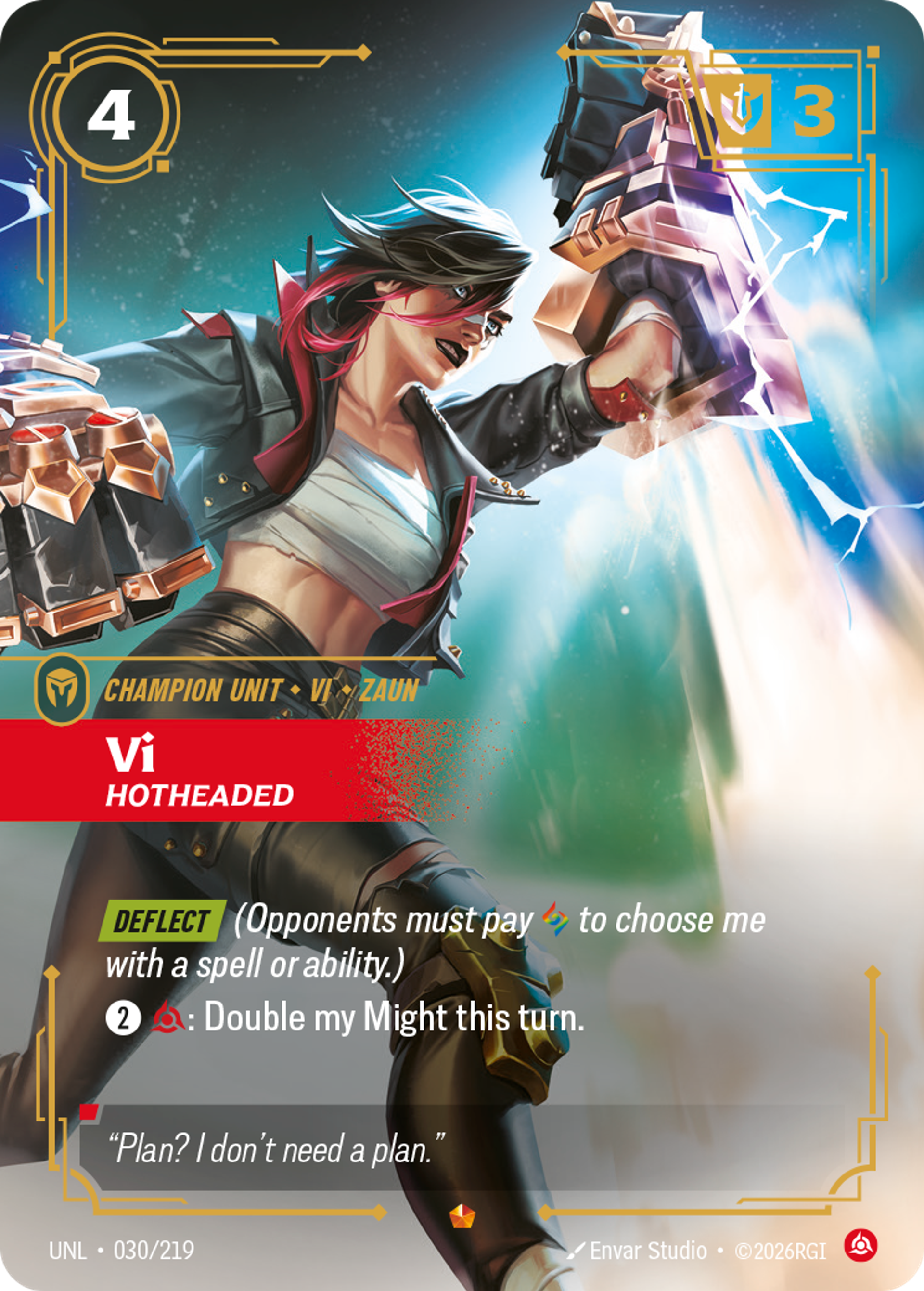 Vi - Hotheaded — Unleashed — Riftbound