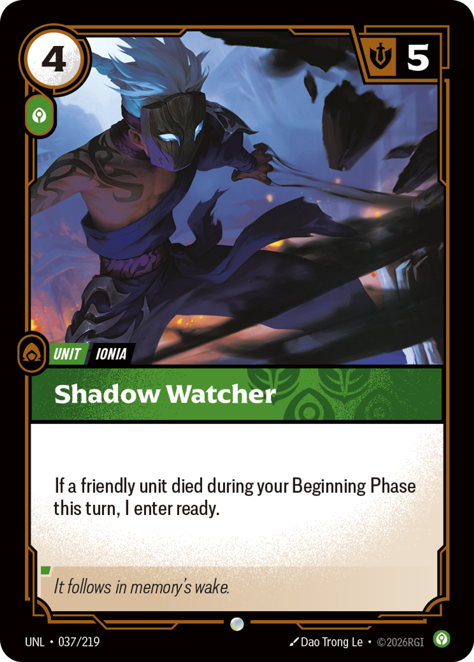 Shadow Watcher — Unleashed — Riftbound