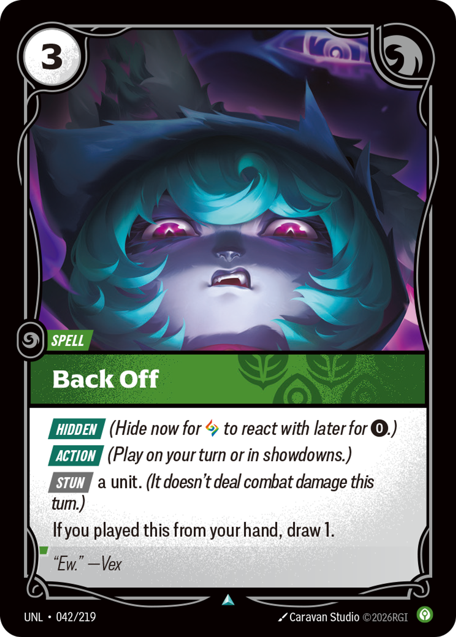 Back Off — Unleashed — Riftbound