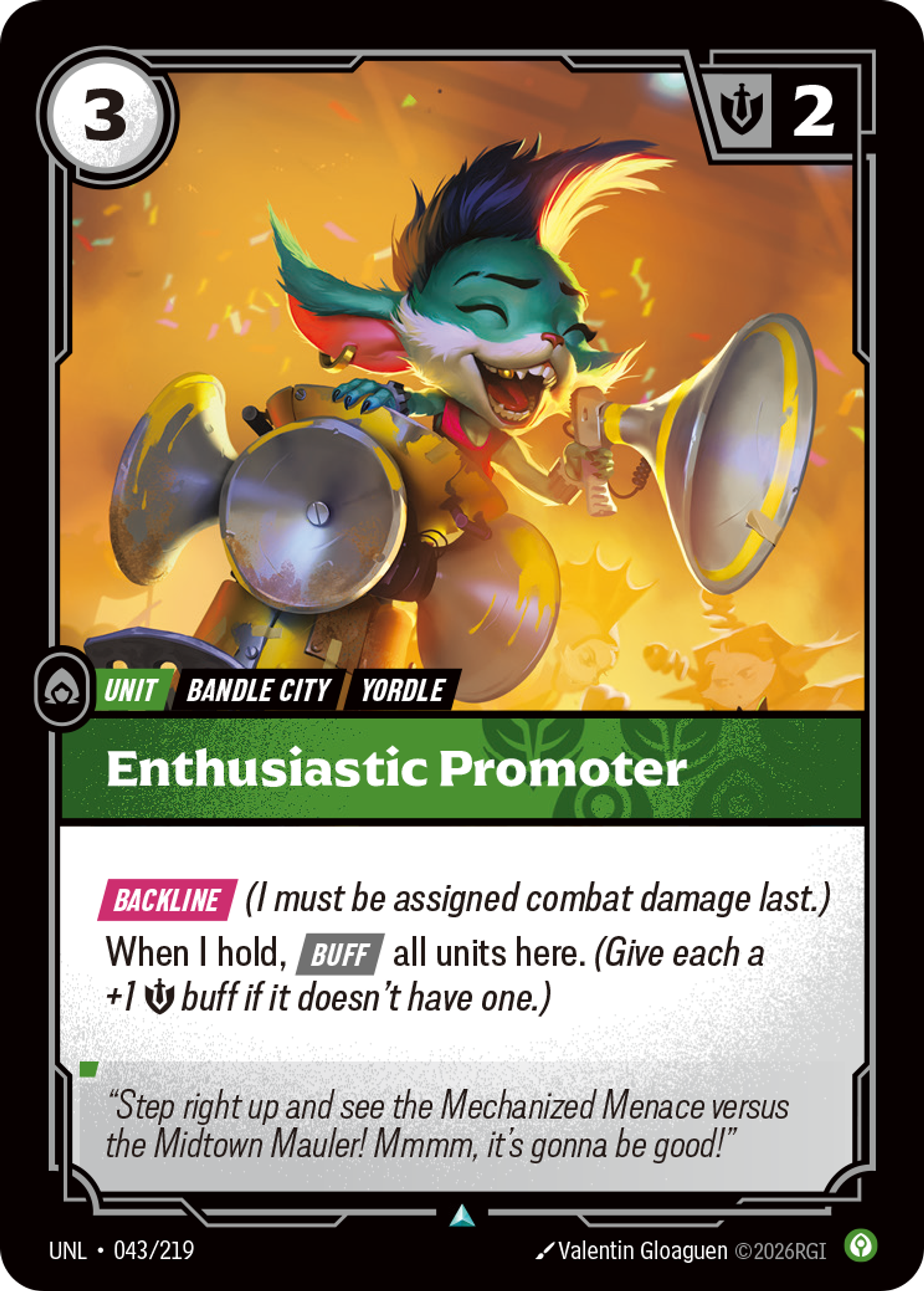 Enthusiastic Promoter — Unleashed — Riftbound