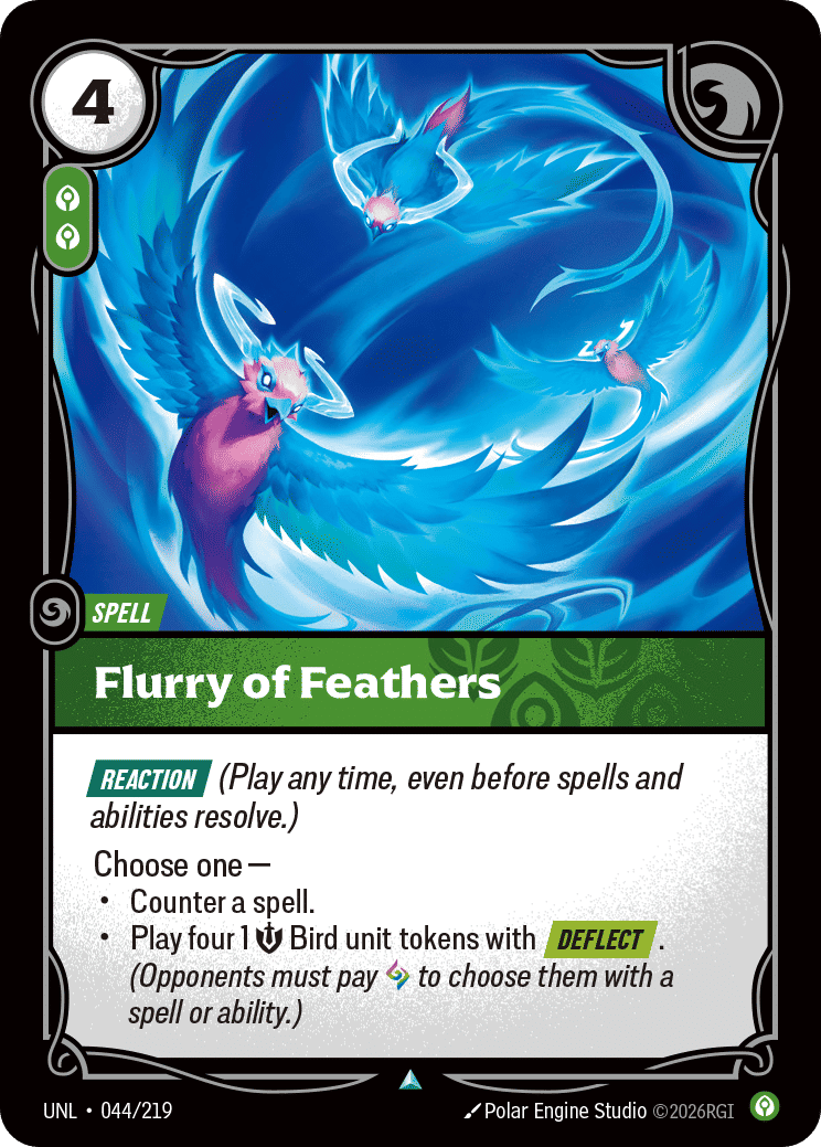 Flurry of Feathers — Unleashed — Riftbound: League of Legends TCG