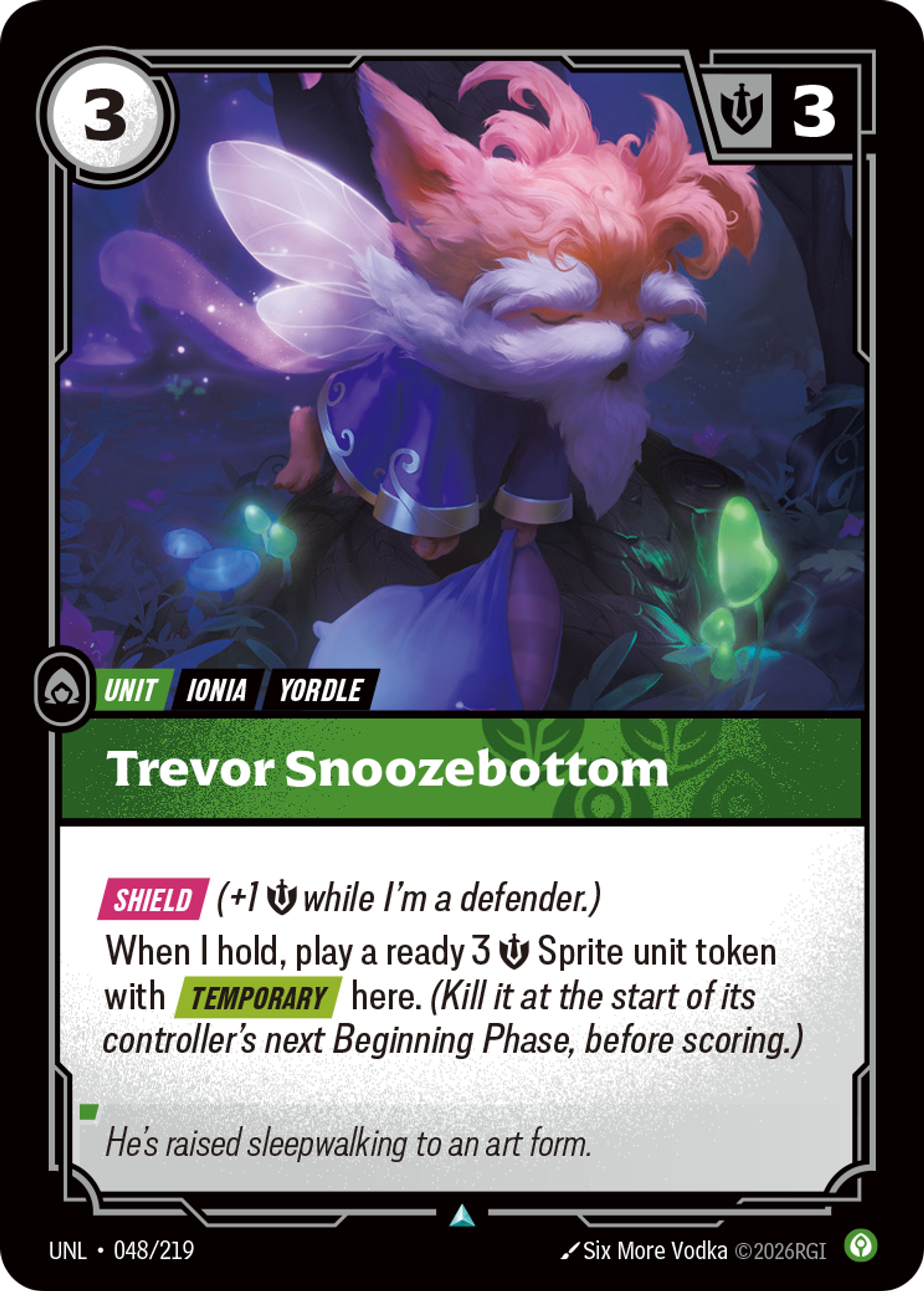 Trevor Snoozebottom — Unleashed — Riftbound