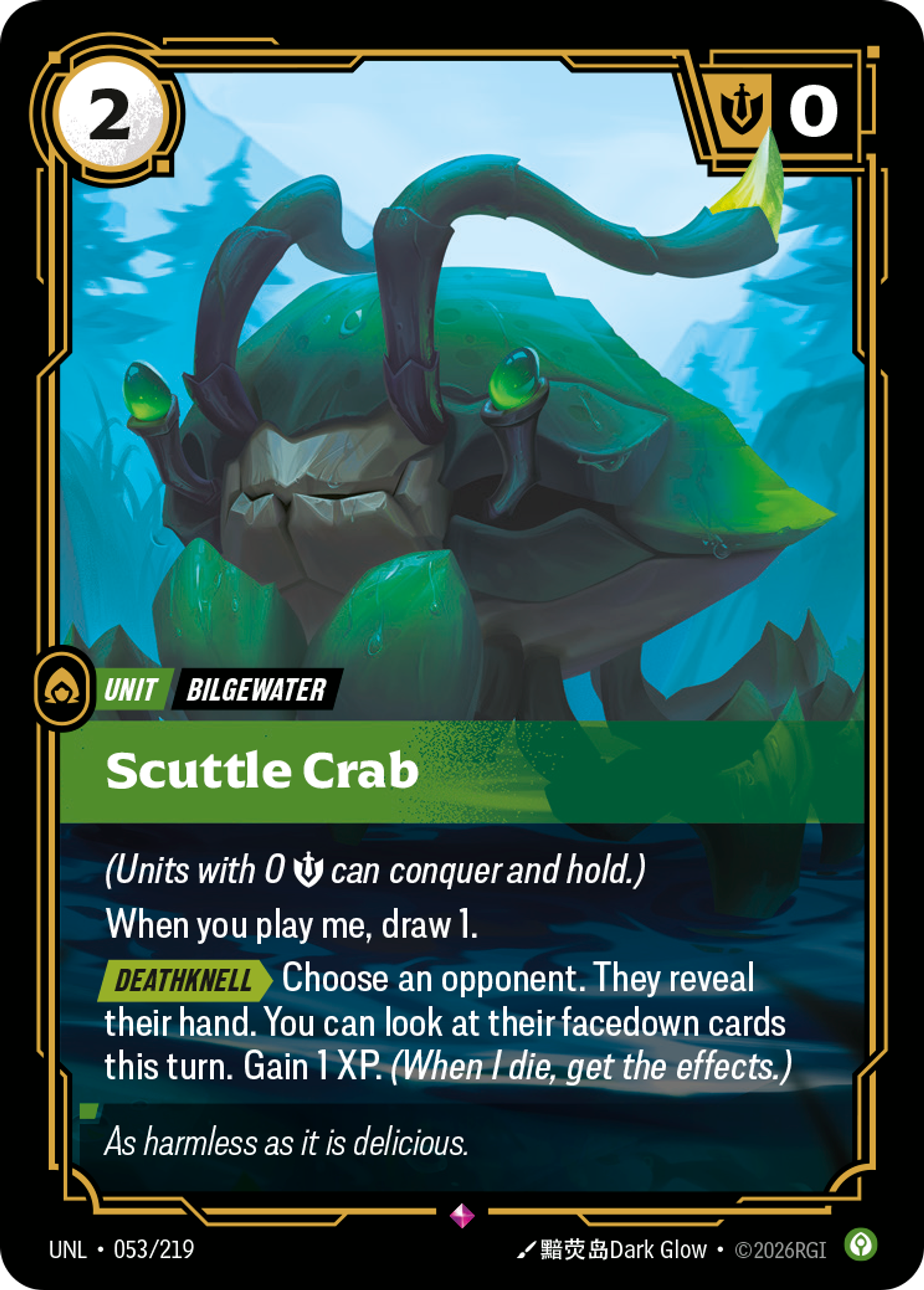 Scuttle Crab — Unleashed — Riftbound