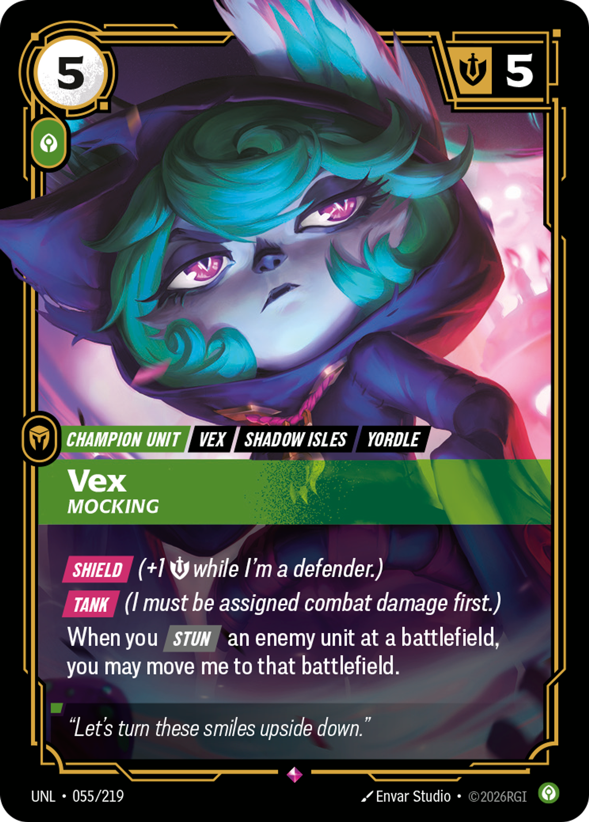 Vex - Mocking — Unleashed — Riftbound