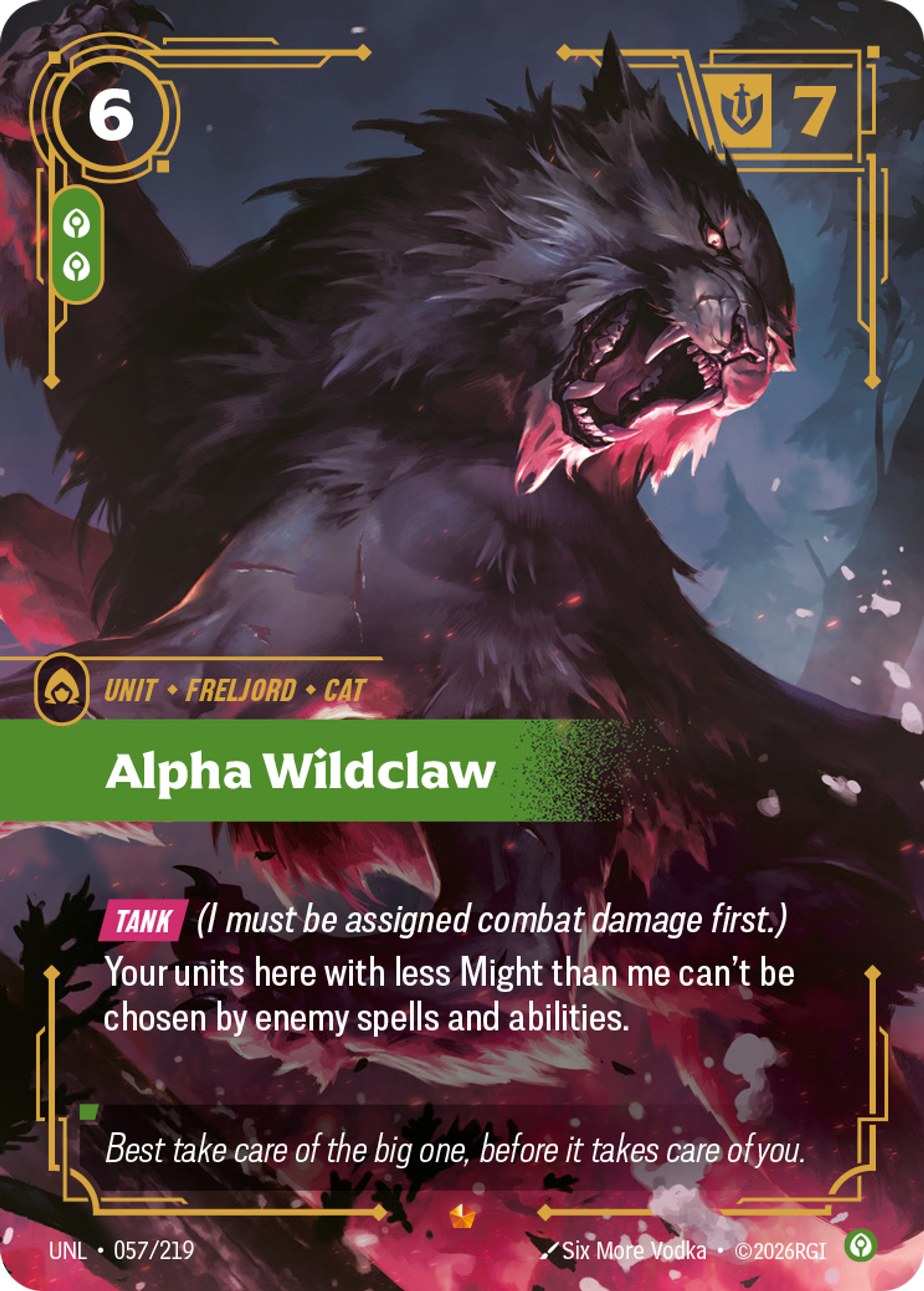 Alpha Wildclaw — Unleashed — Riftbound