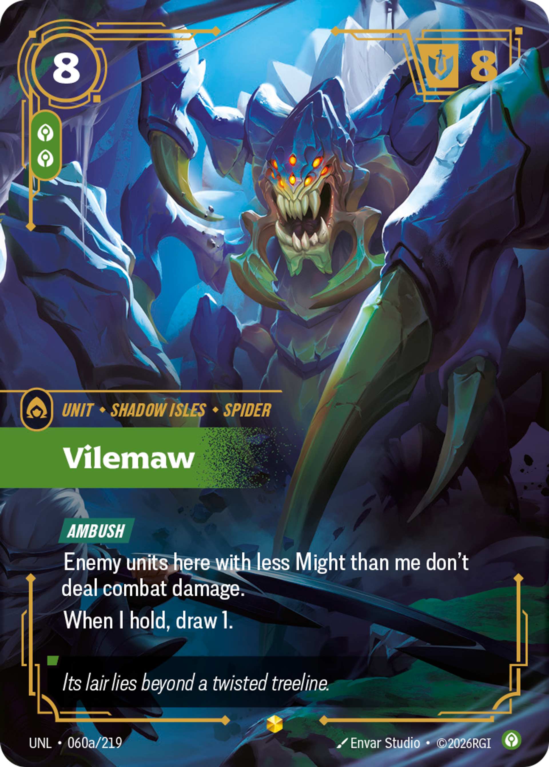 Vilemaw (Alternate Art) — Unleashed — Riftbound: League of Legends TCG