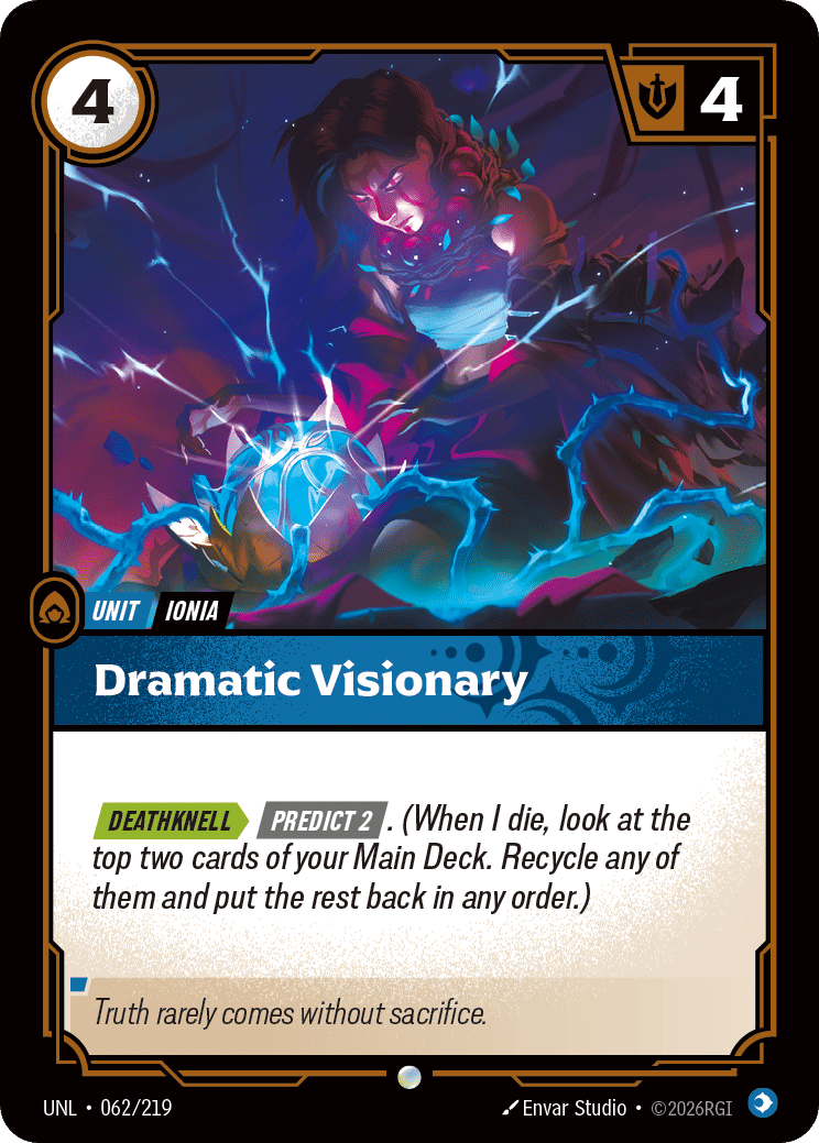 Dramatic Visionary — Unleashed — Riftbound