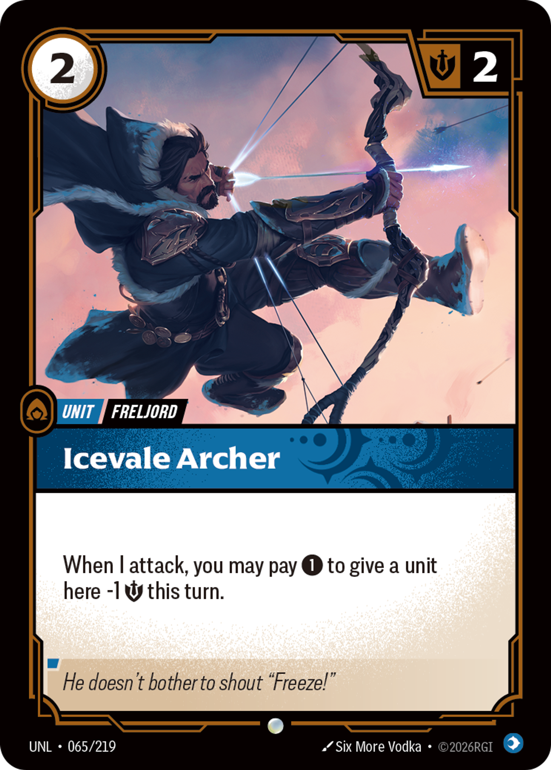 Icevale Archer — Unleashed — Riftbound