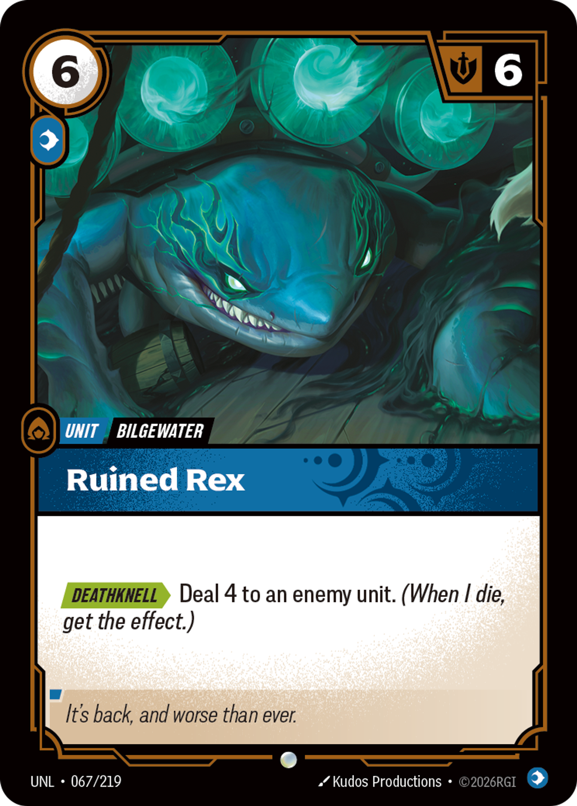 Ruined Rex — Unleashed — Riftbound