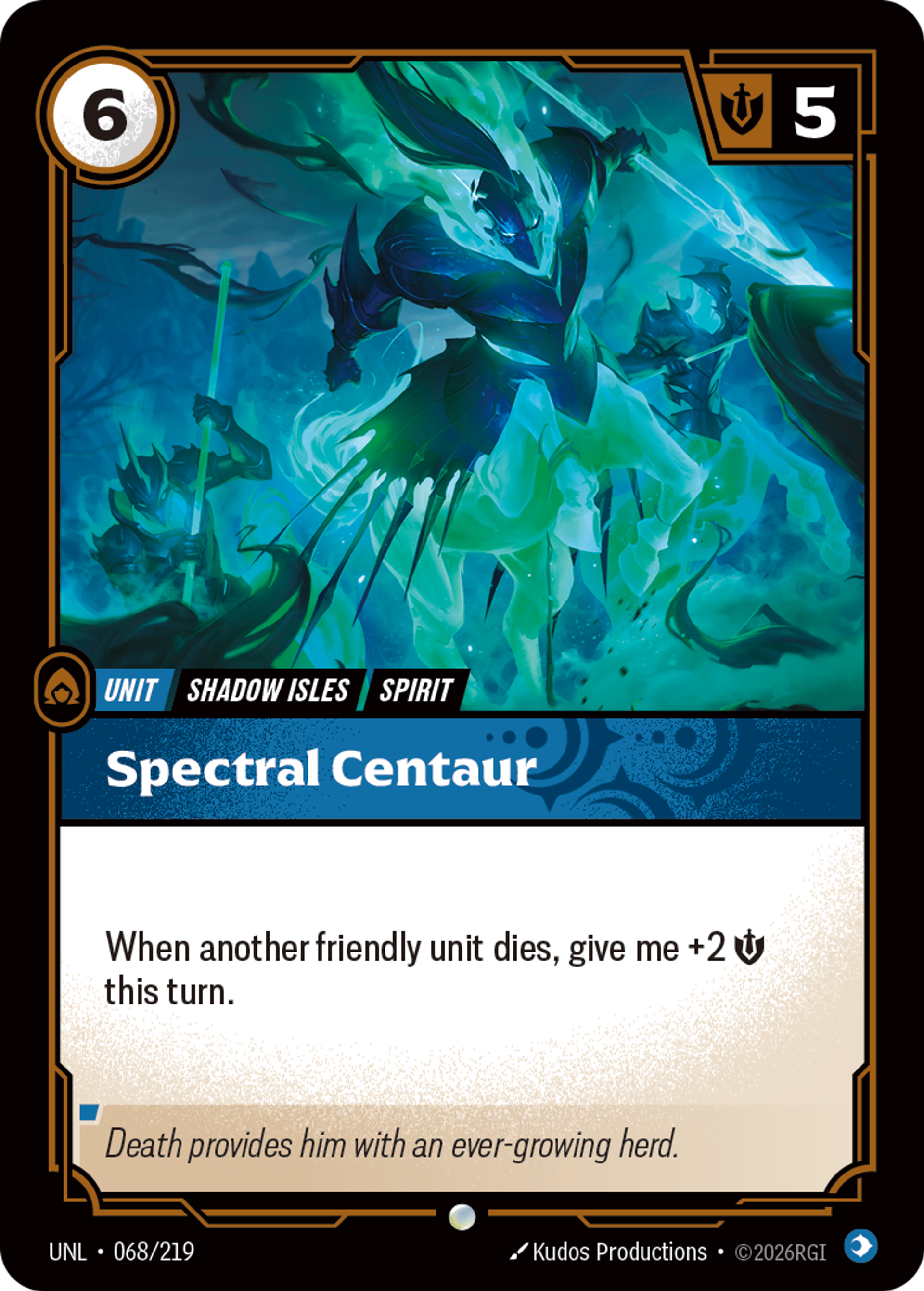 Spectral Centaur — Unleashed — Riftbound